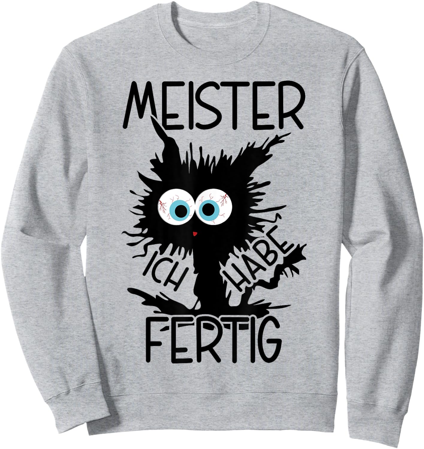 Meister Geschafft Meister Bestanden 2025 Sweatshirt - Sweatshirt | Ash