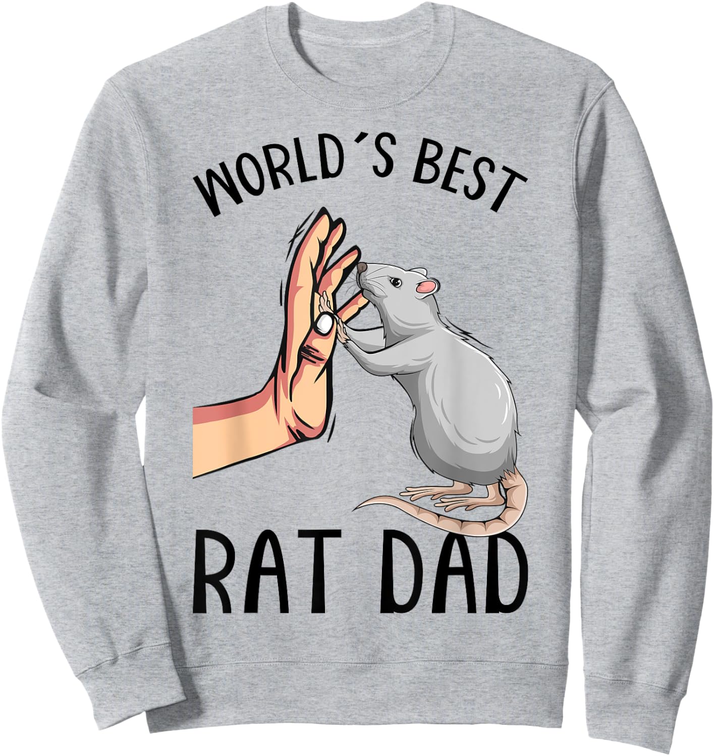 Rat Dad Rats Lover Sweatshirt - Sweatshirt | Ash