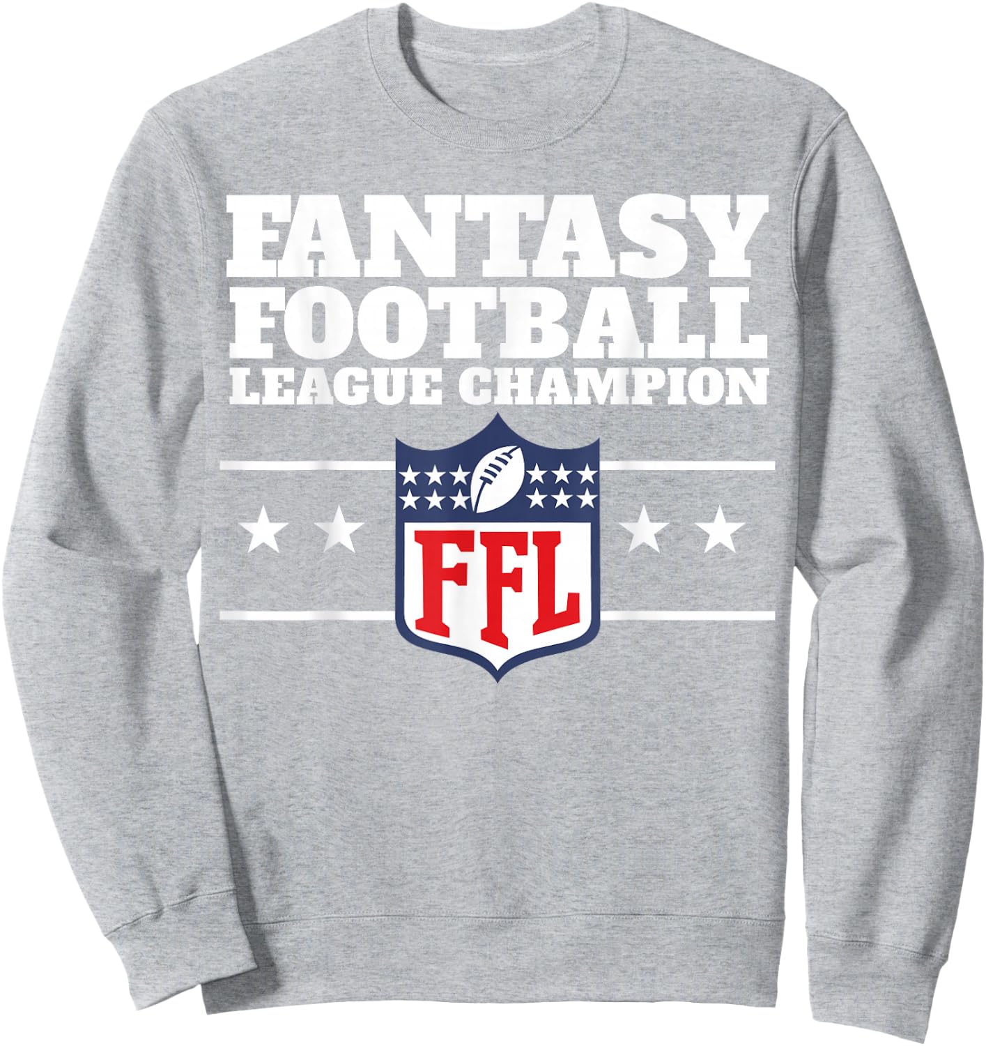 Fantasy Football League Champion Small Sweatshirt - Sweatshirt | Ash