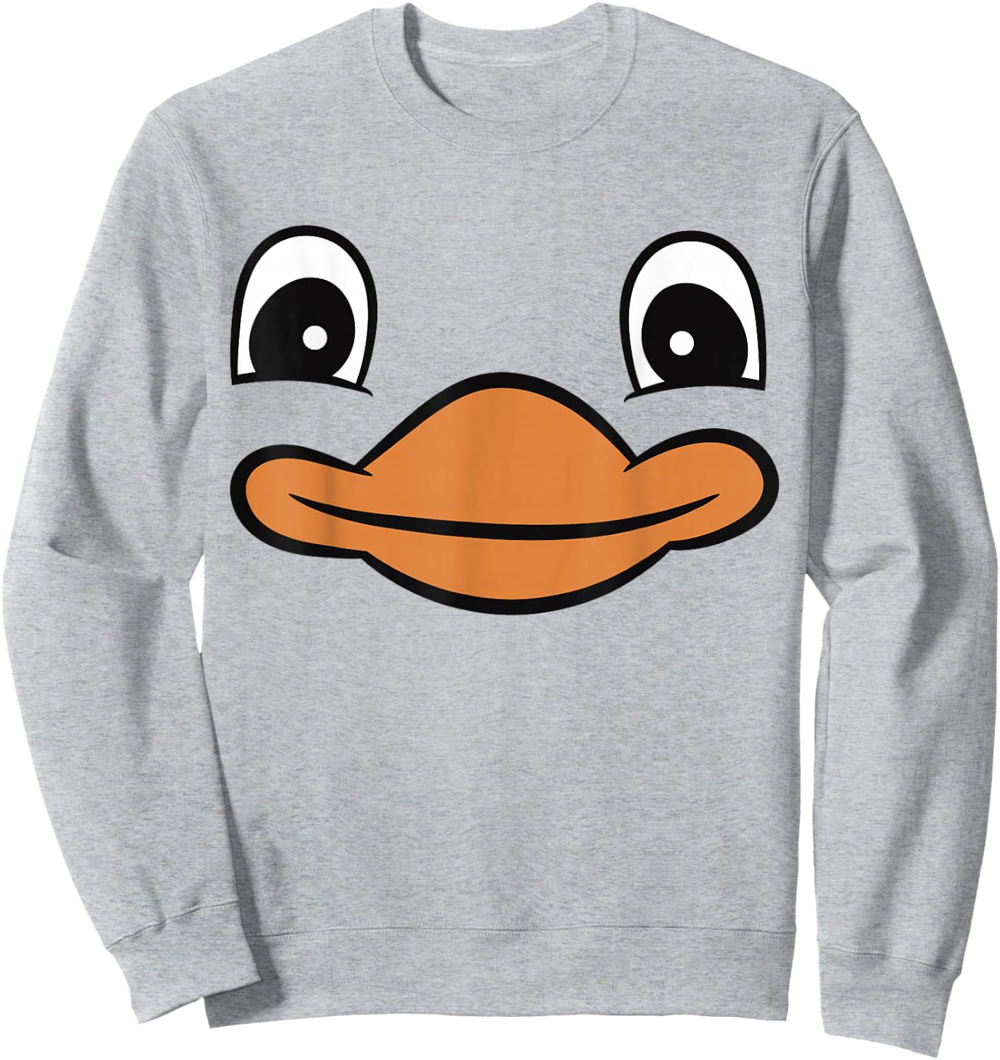 Duck Face Cute Yellow Rubber Duck Sweatshirt - Sweatshirt | Ash