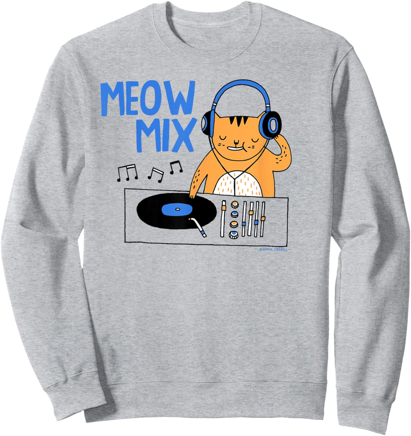 Gemma Correll Meow Mix Sweatshirt - Sweatshirt | Ash