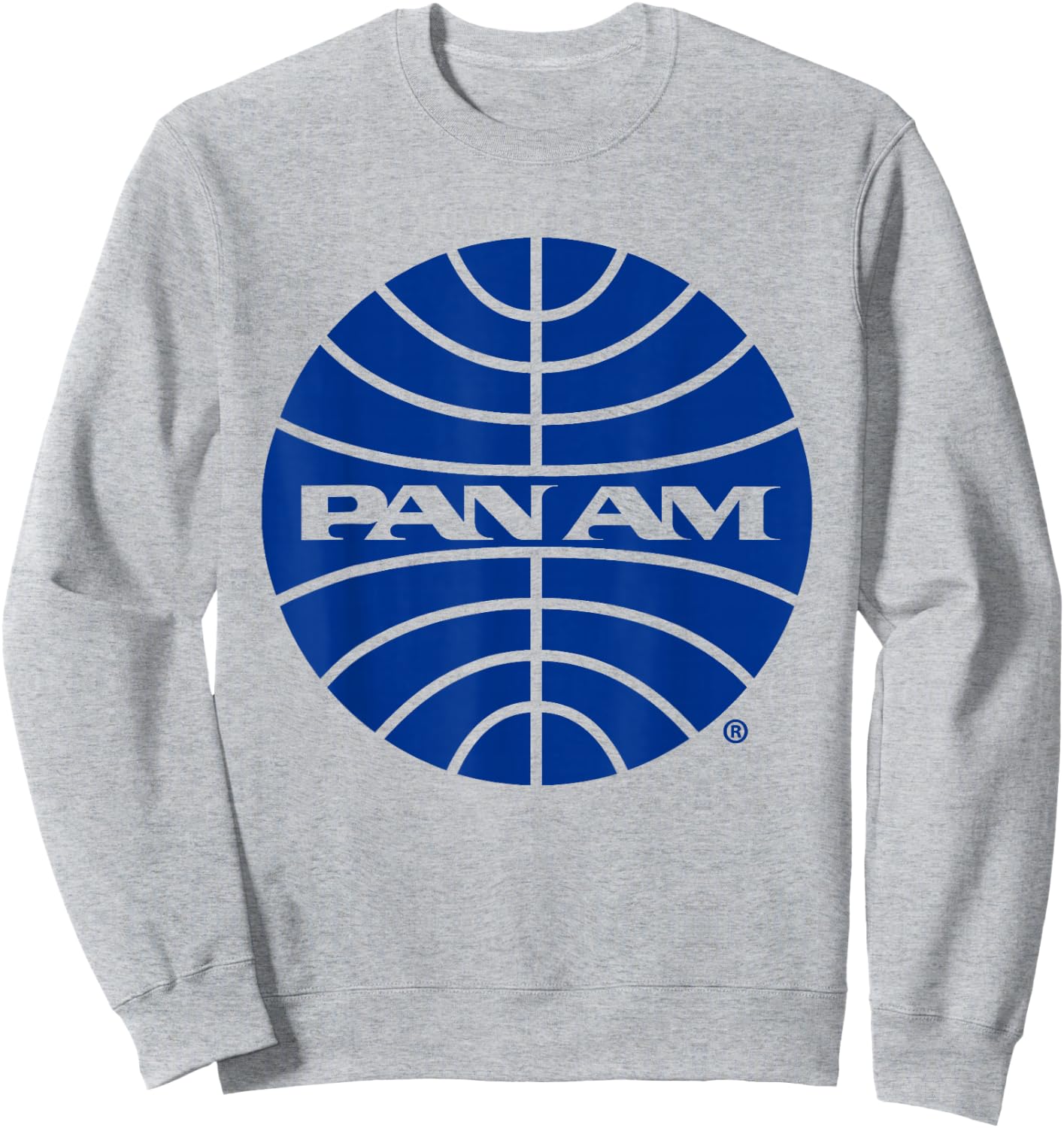 Pan Am Blue Outline Logo Sweatshirt - Sweatshirt | Ash