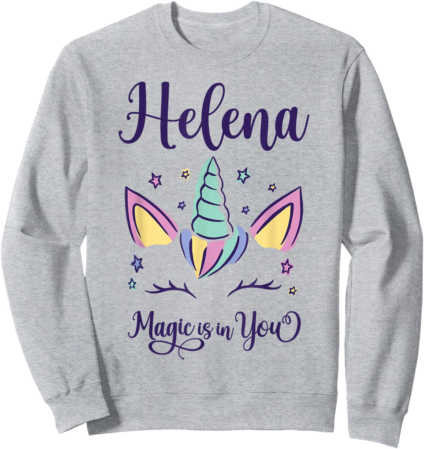 First Name Helena Personalized Helena Sweatshirt - Sweatshirt | Ash
