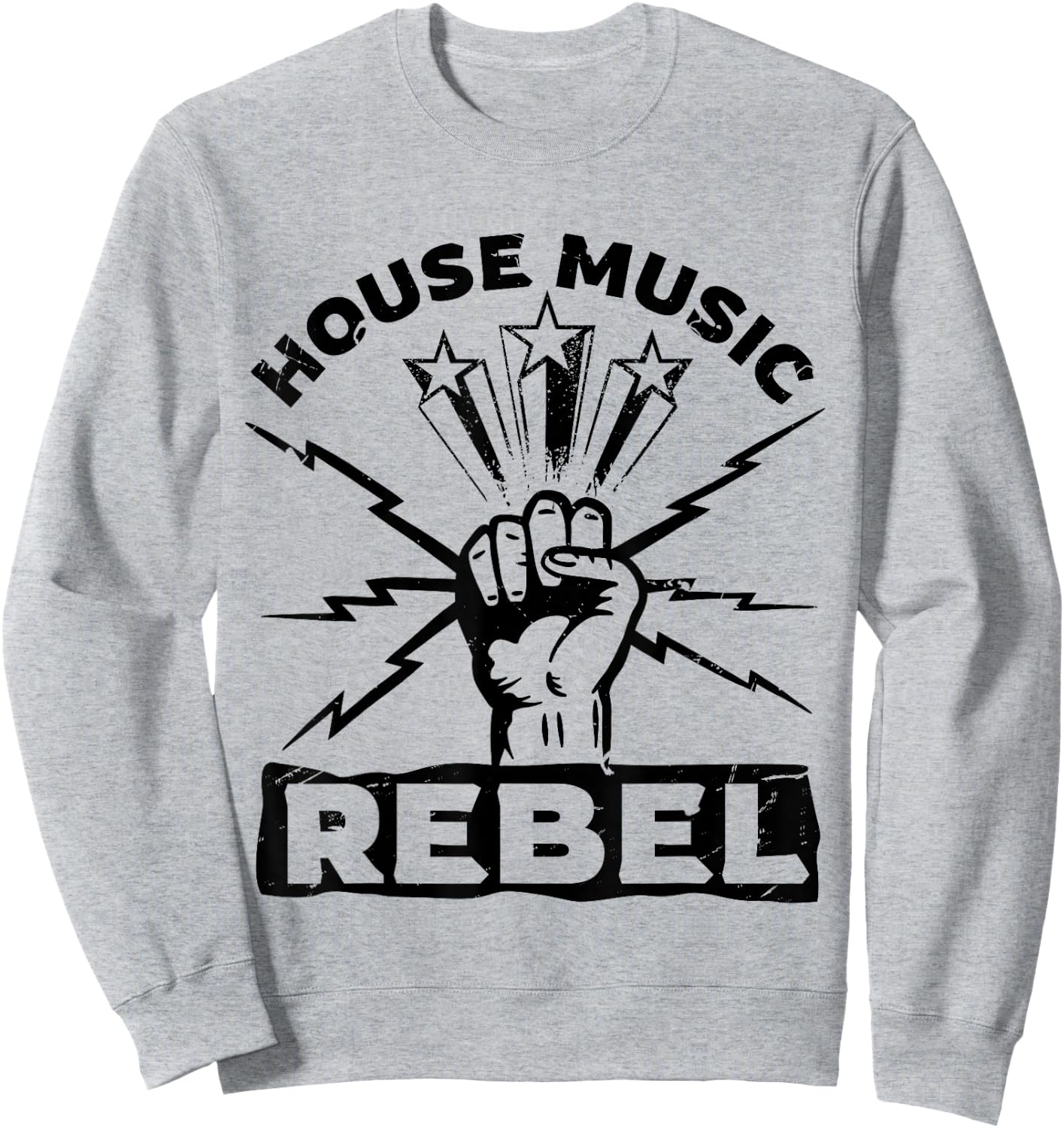 House Rebel Gear for House Musician | House Music Sweatshirt - Sweatshirt | Ash