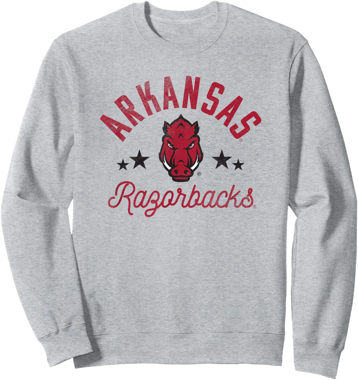 University of Arkansas Razorbacks Razorbacks Sweatshirt - Sweatshirt | Ash