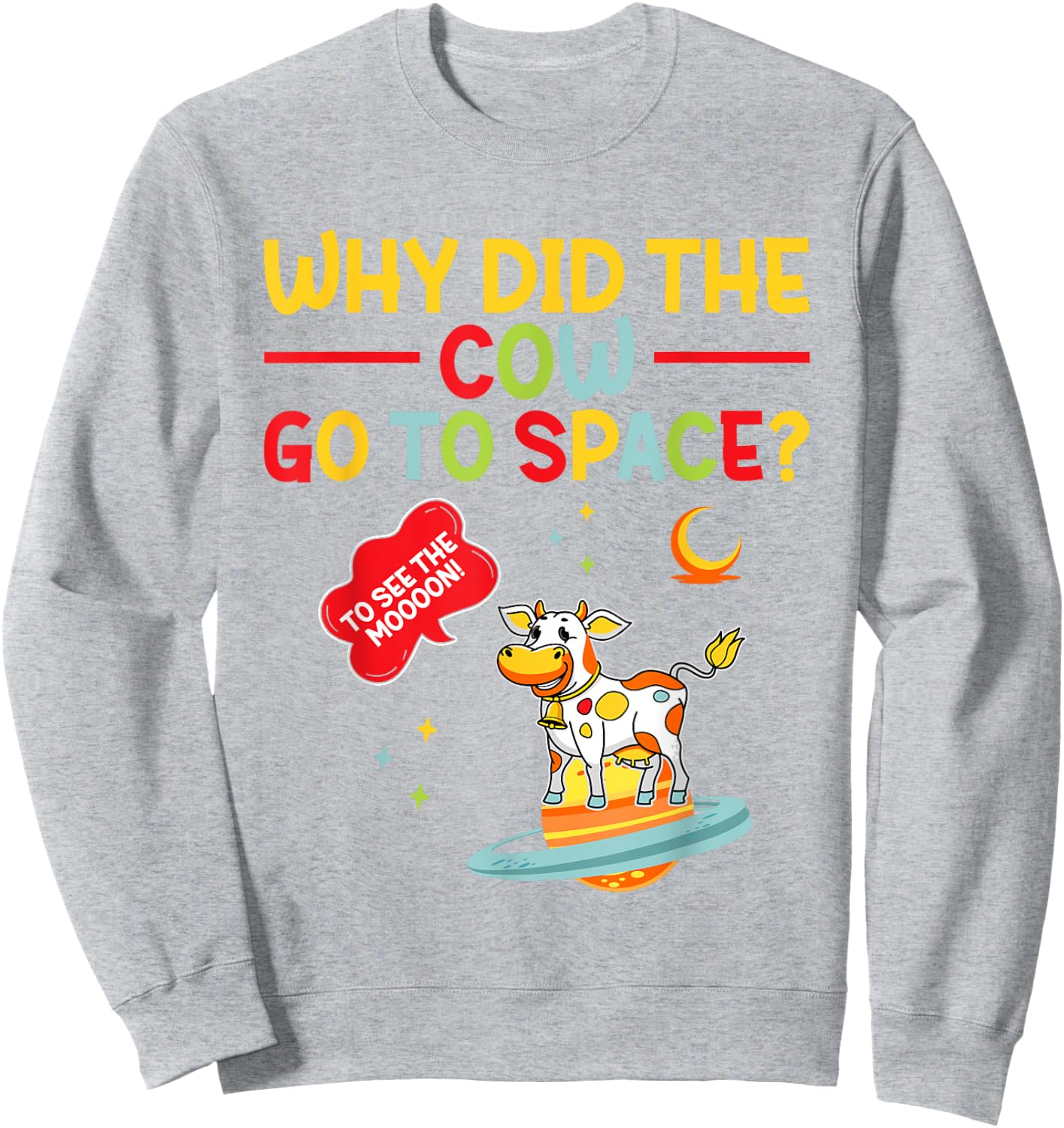 Kids Jokes Funny Kid Dinosaur Animal Sayings Sweatshirt - Sweatshirt | Ash