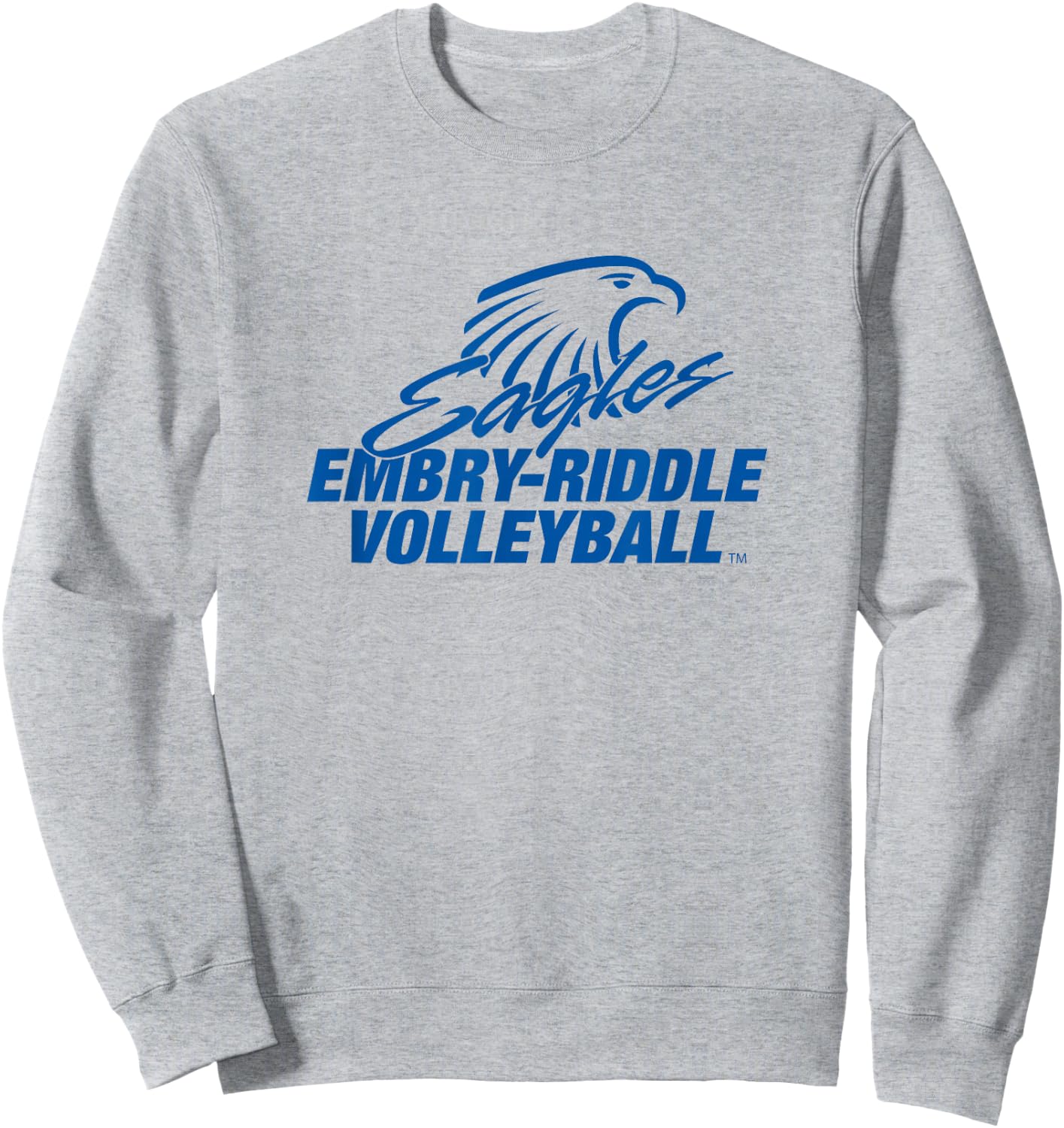 Embry-Riddle Aeronautical Eagles Volleyball Sports Fan Sweatshirt - Sweatshirt | Ash