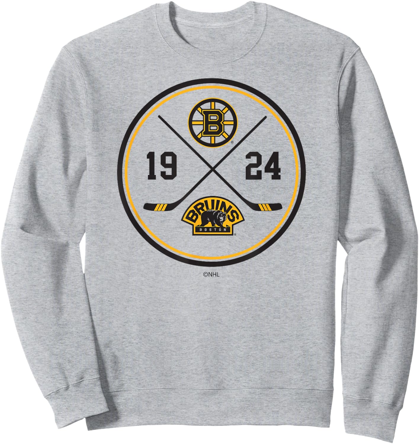 Boston Bruins Prize White Officially Licensed Sweatshirt - Sweatshirt | Ash