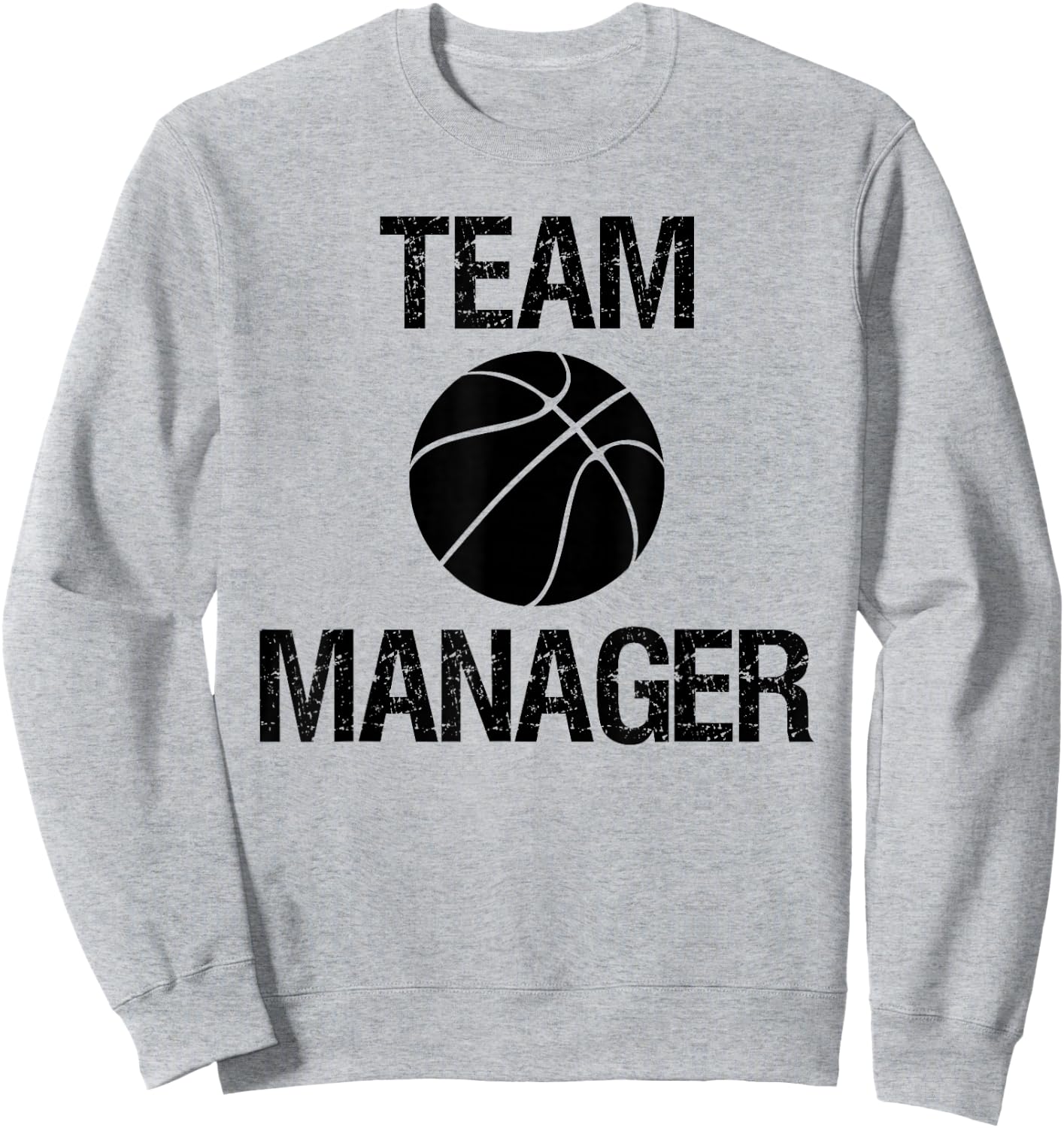 Basketball Team Equipment Manager Sweatshirt - Sweatshirt | Ash