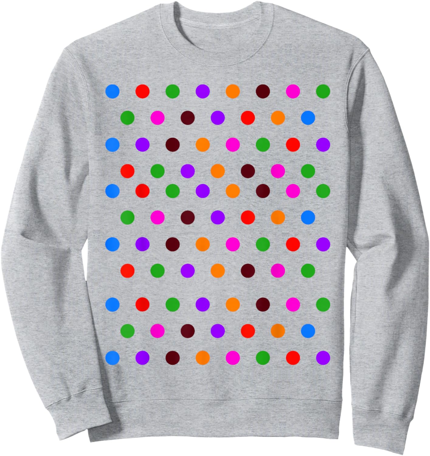 Colorful polka dot t shirt | a look beyond compare Sweatshirt - Sweatshirt | Ash