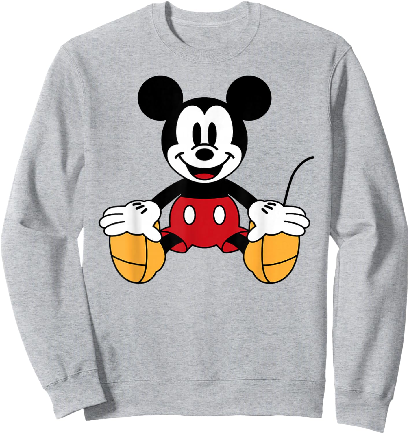 Disney - Mickey Mouse Sitting Sweatshirt - Sweatshirt | Ash