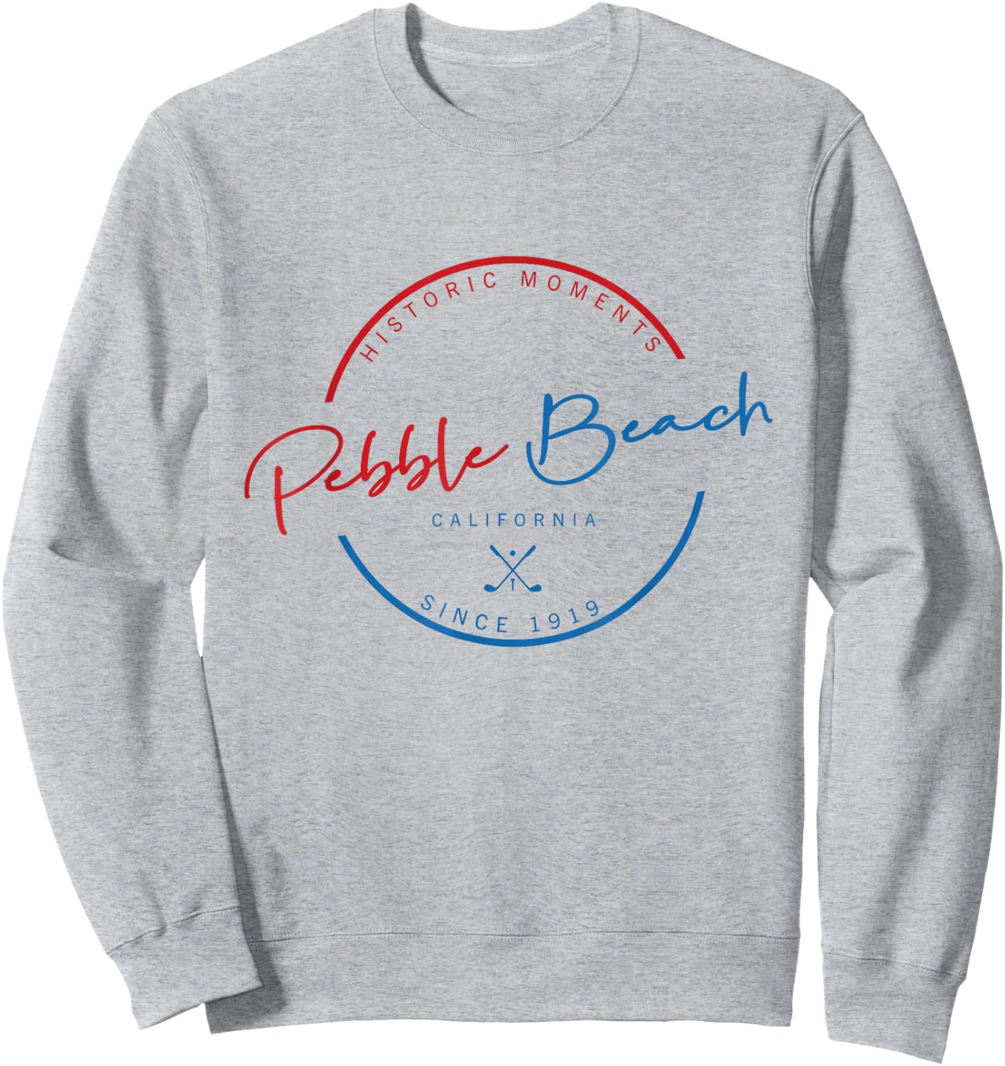 Pebble Beach Golf Sweatshirt - Sweatshirt | Ash
