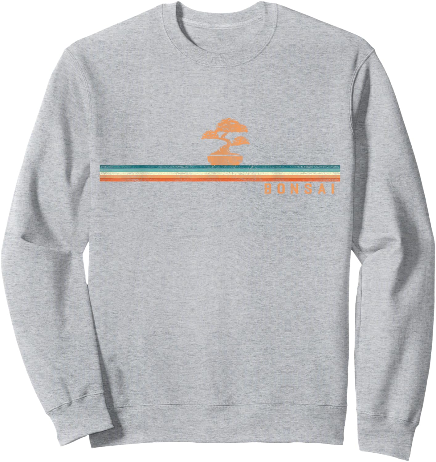 Bonsai Tree Retro Bonsai Sweatshirt - Sweatshirt | Ash