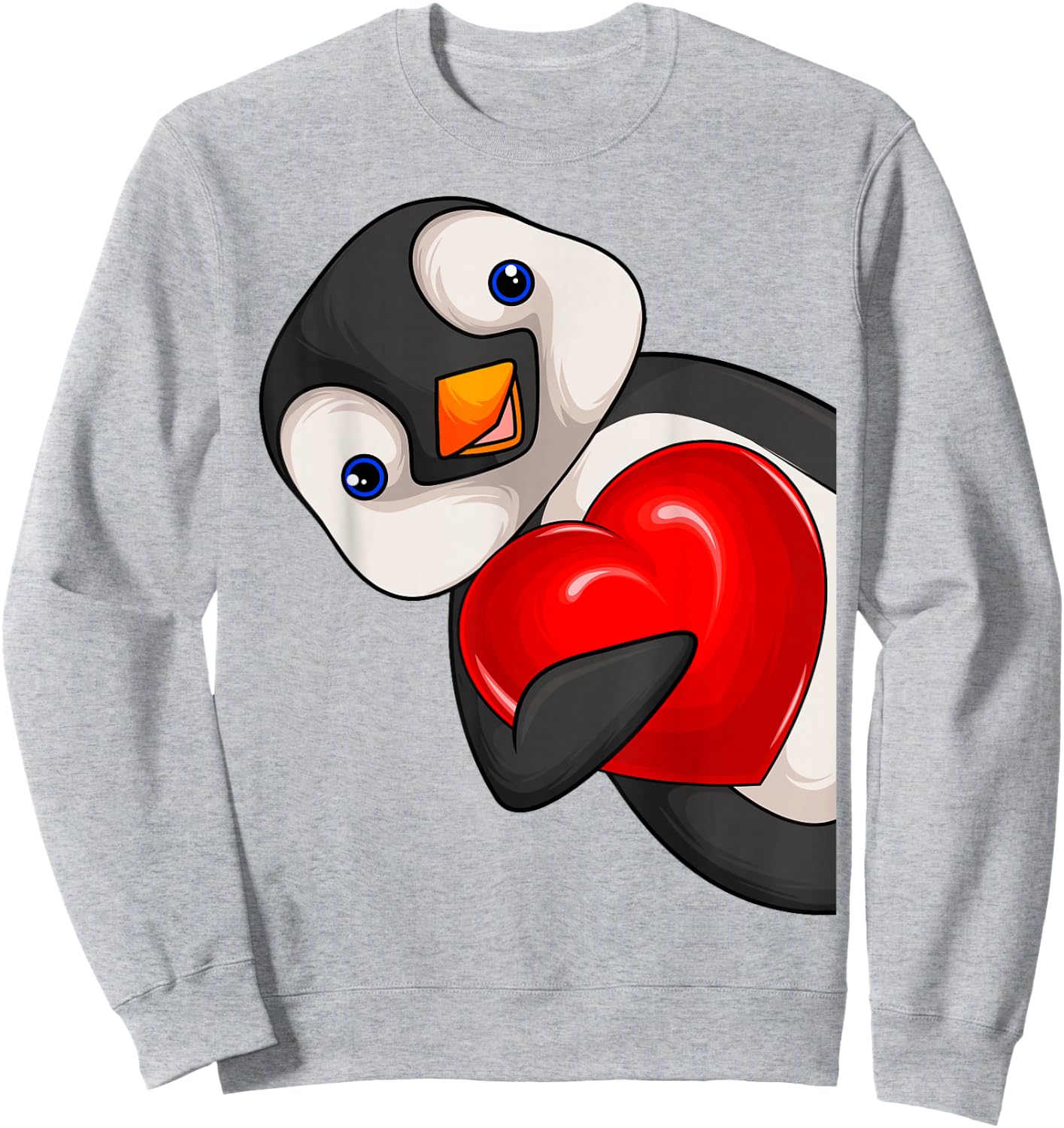 Penguin Girls Women Children Penguin Sweatshirt - Sweatshirt | Ash