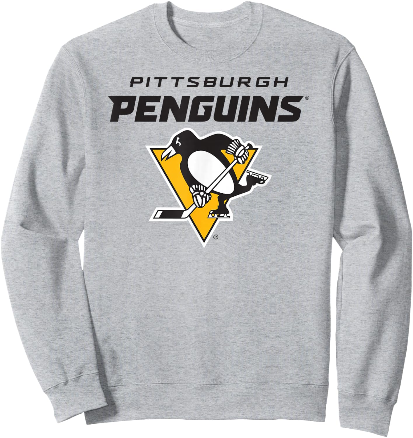 Pittsburgh Penguins Power Play Gray Officially Licensed Sweatshirt - Sweatshirt | Ash