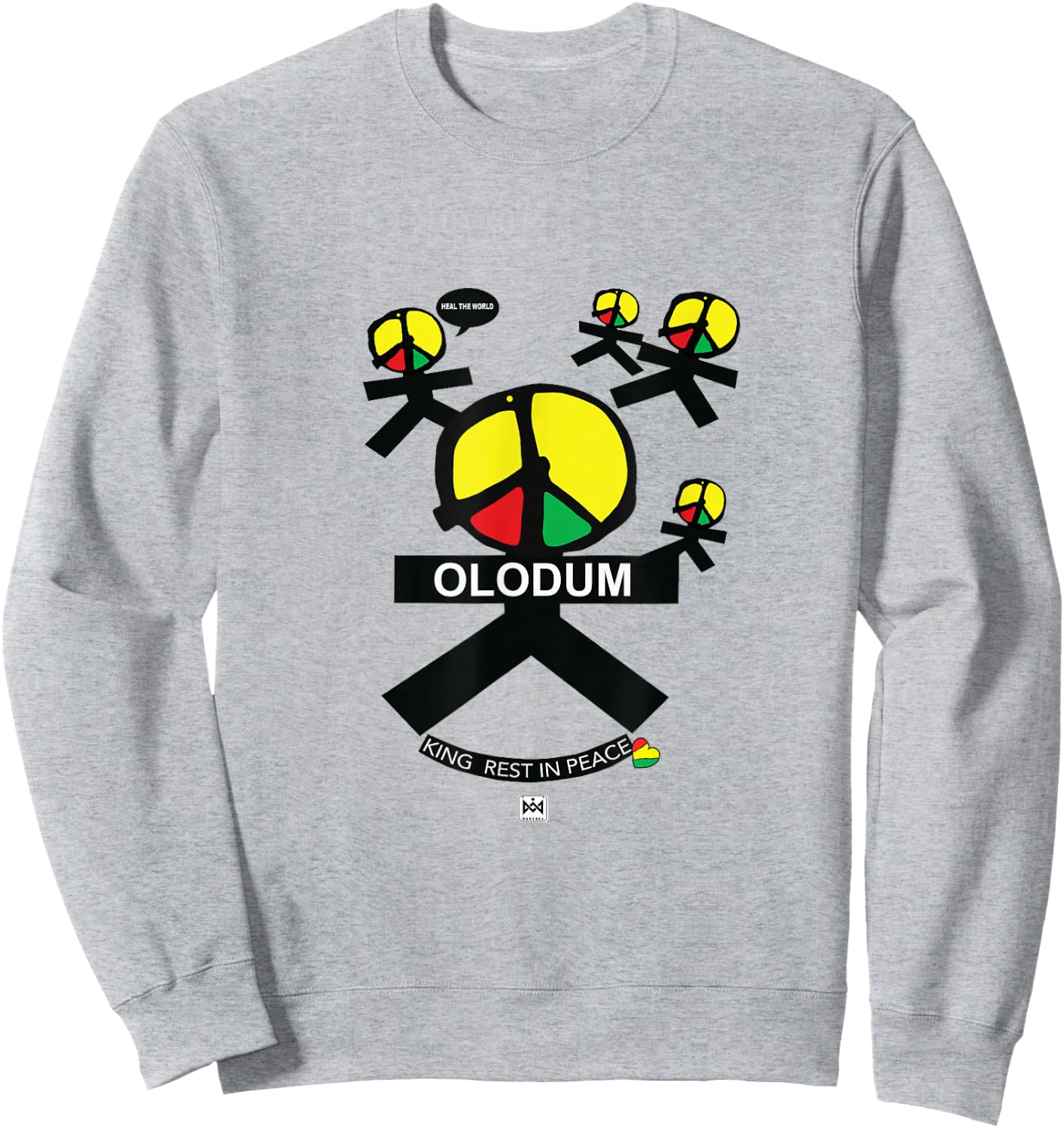 OLODUM , White Sweatshirt - Sweatshirt | Ash