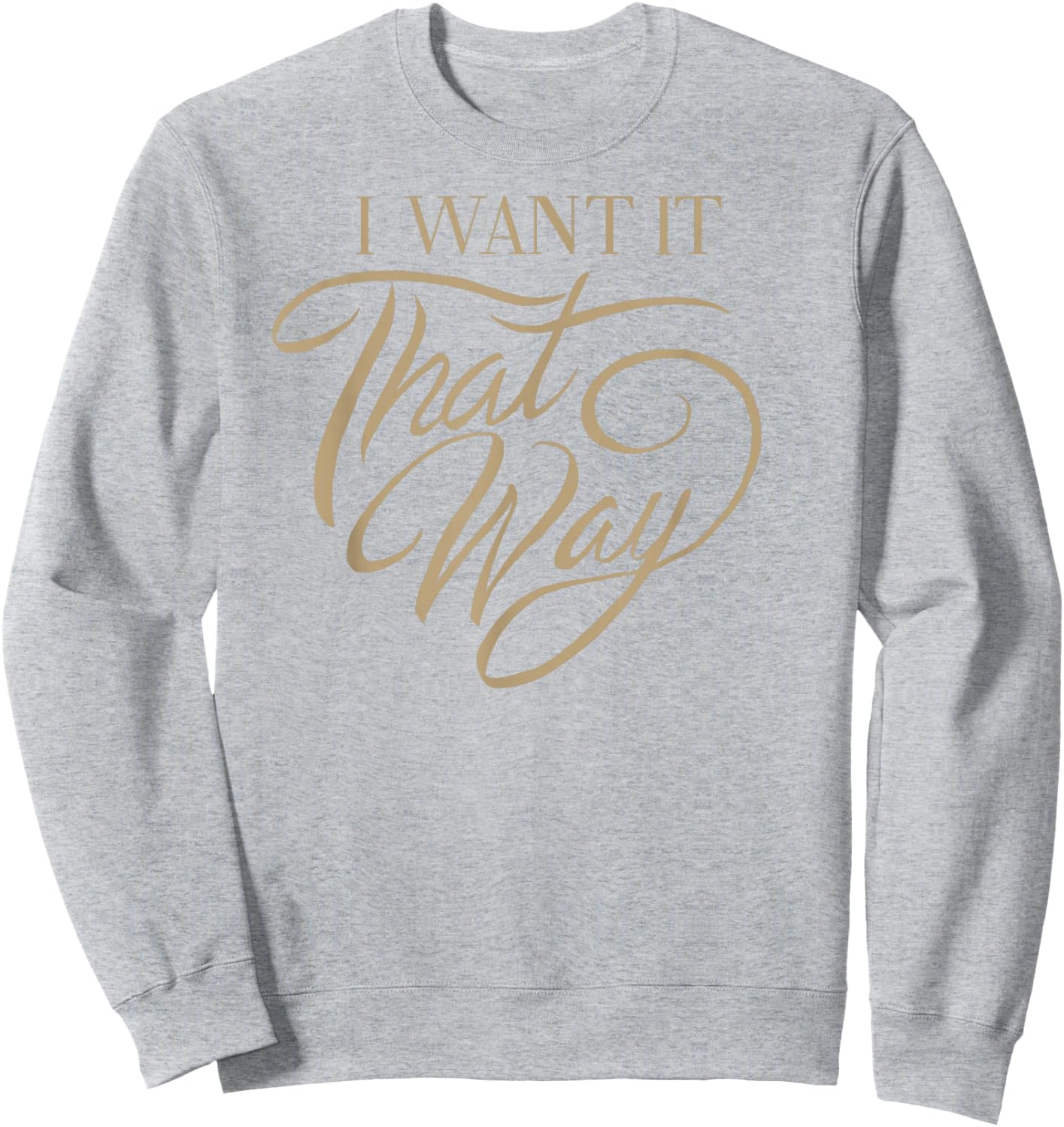Backstreet Boys – Cursive IWITW Sweatshirt - Sweatshirt | Ash