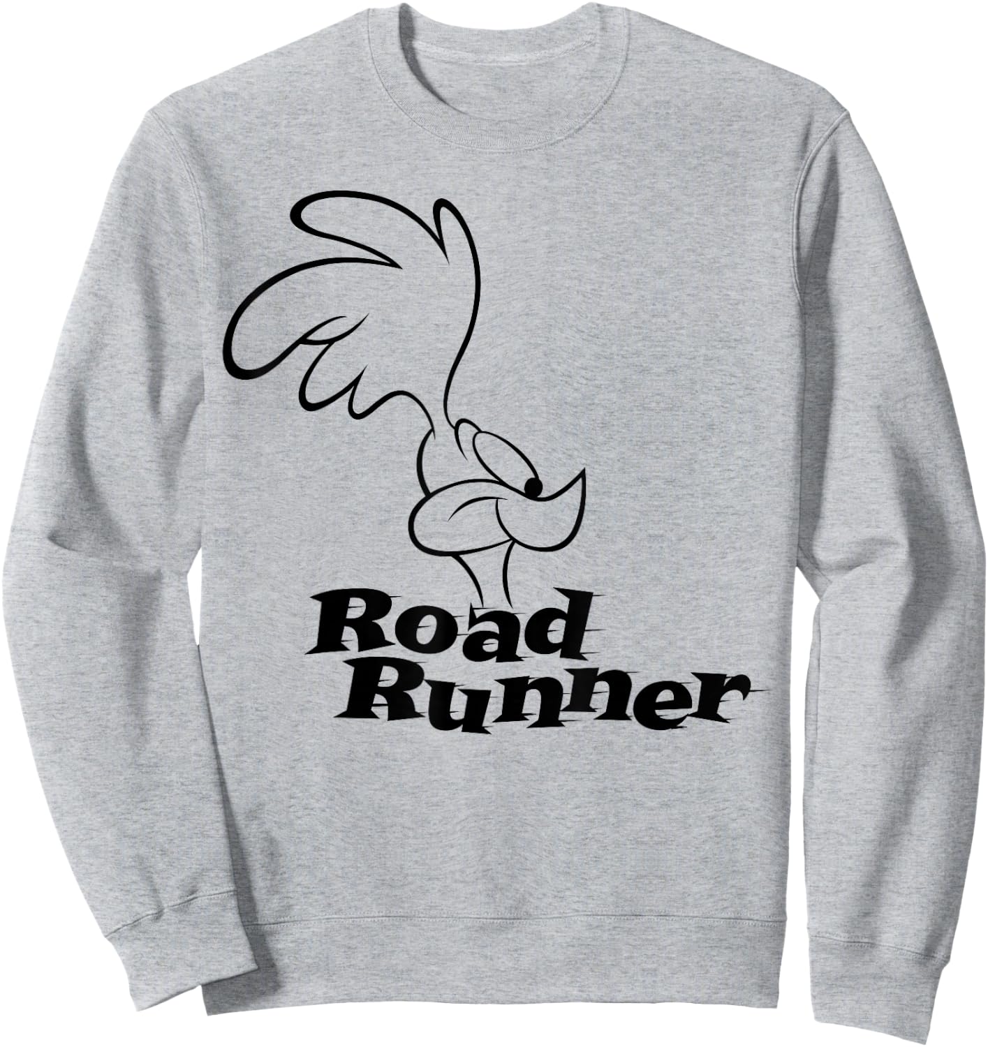 Road Runner Logo Profile Sweatshirt - Sweatshirt | Ash