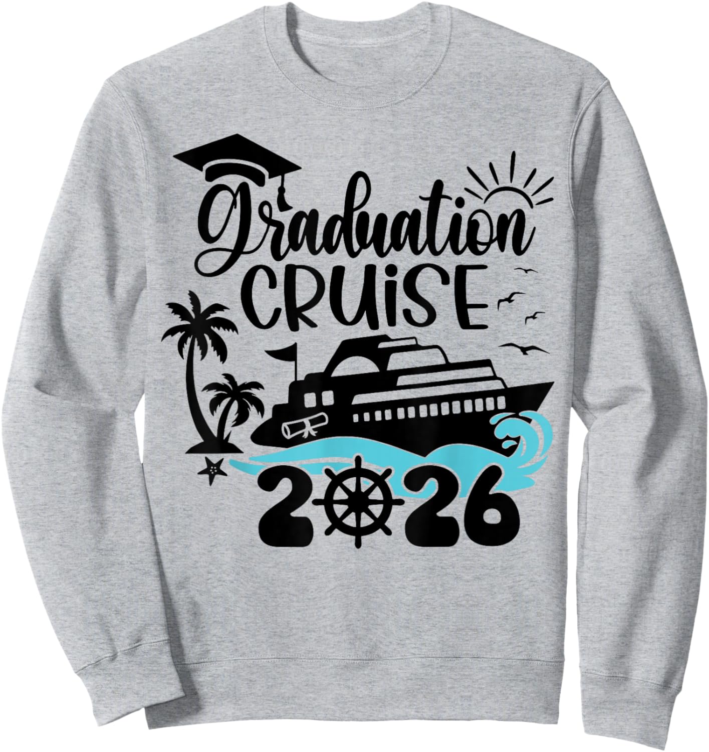 Grad Vacay Sweatshirt - Sweatshirt | Ash