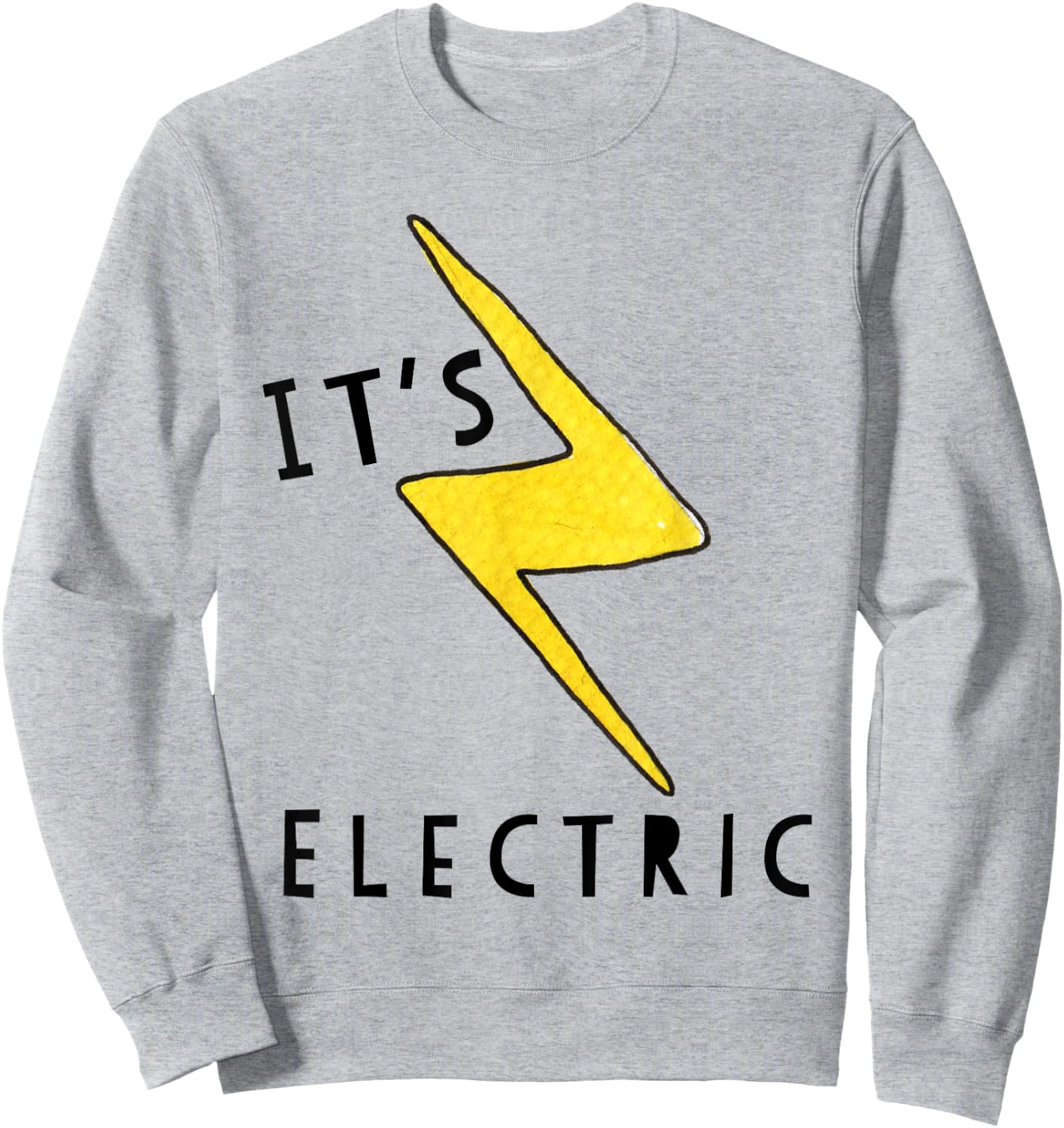 Science is Awesome by Spirit Taffy It's Electric, Funny Lightning Bolt Sweatshirt - Sweatshirt | Ash