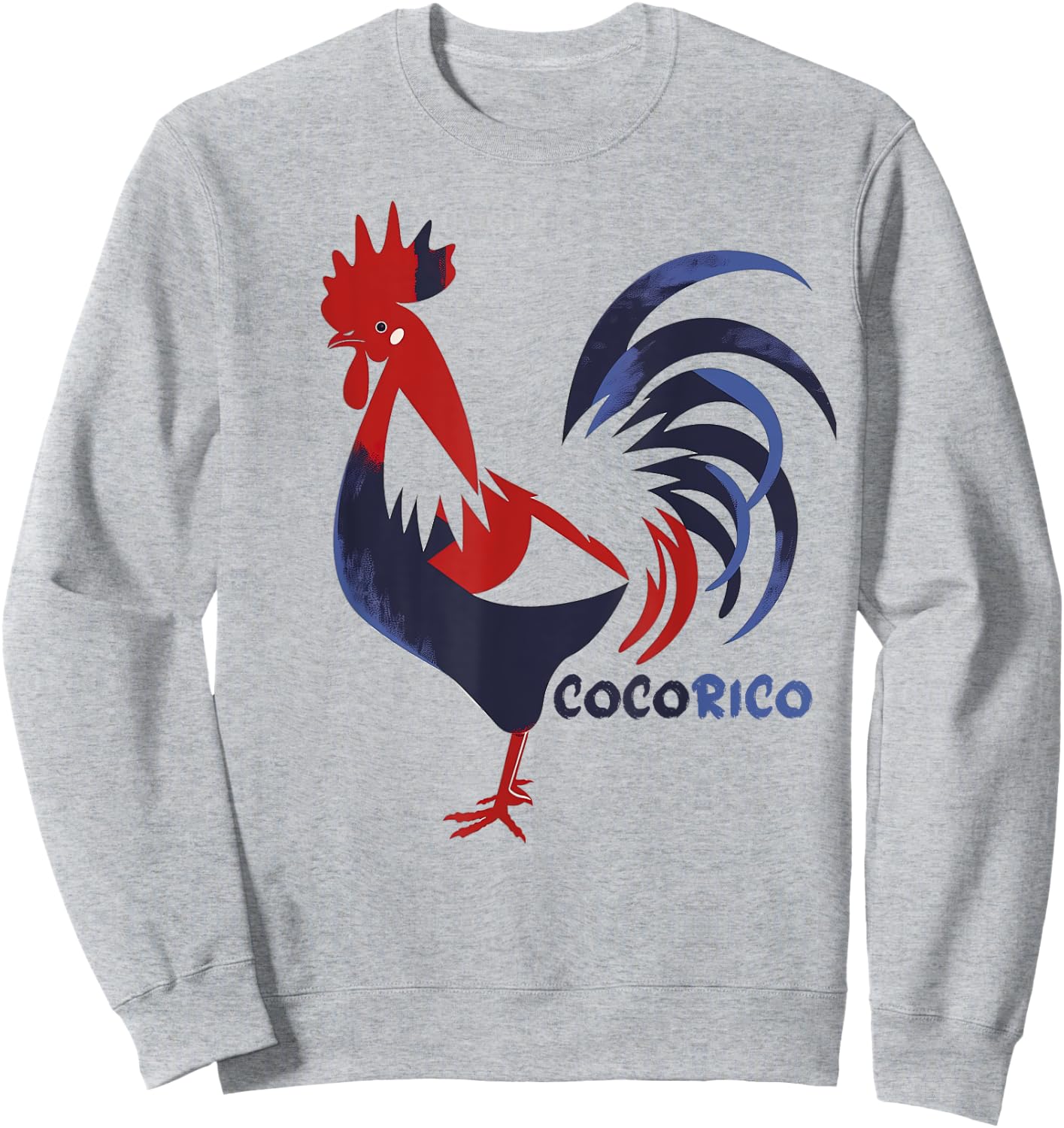 Cocorico Coq Symbol French Patriot Pride France Sweatshirt - Sweatshirt | Ash