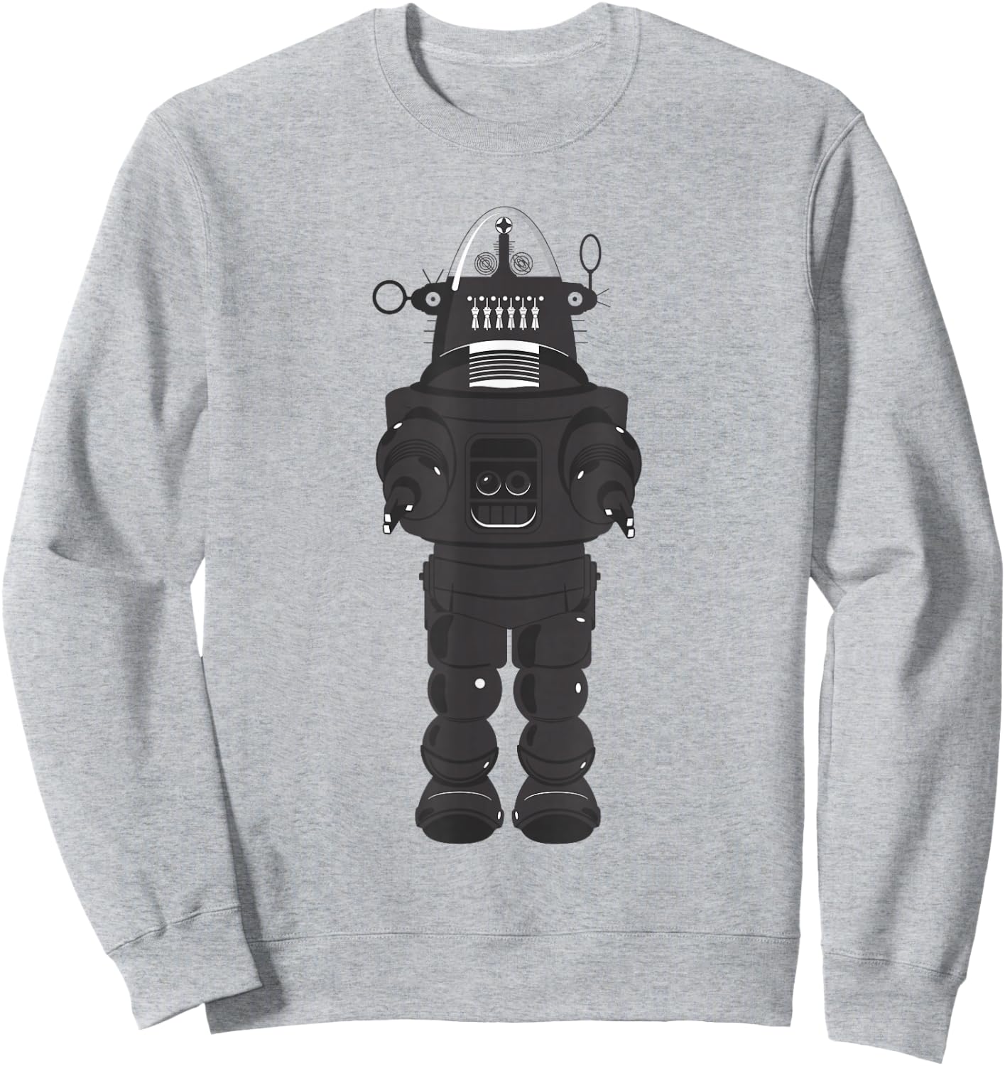 Robby The Robot Retro Vintage Sweatshirt - Sweatshirt | Ash