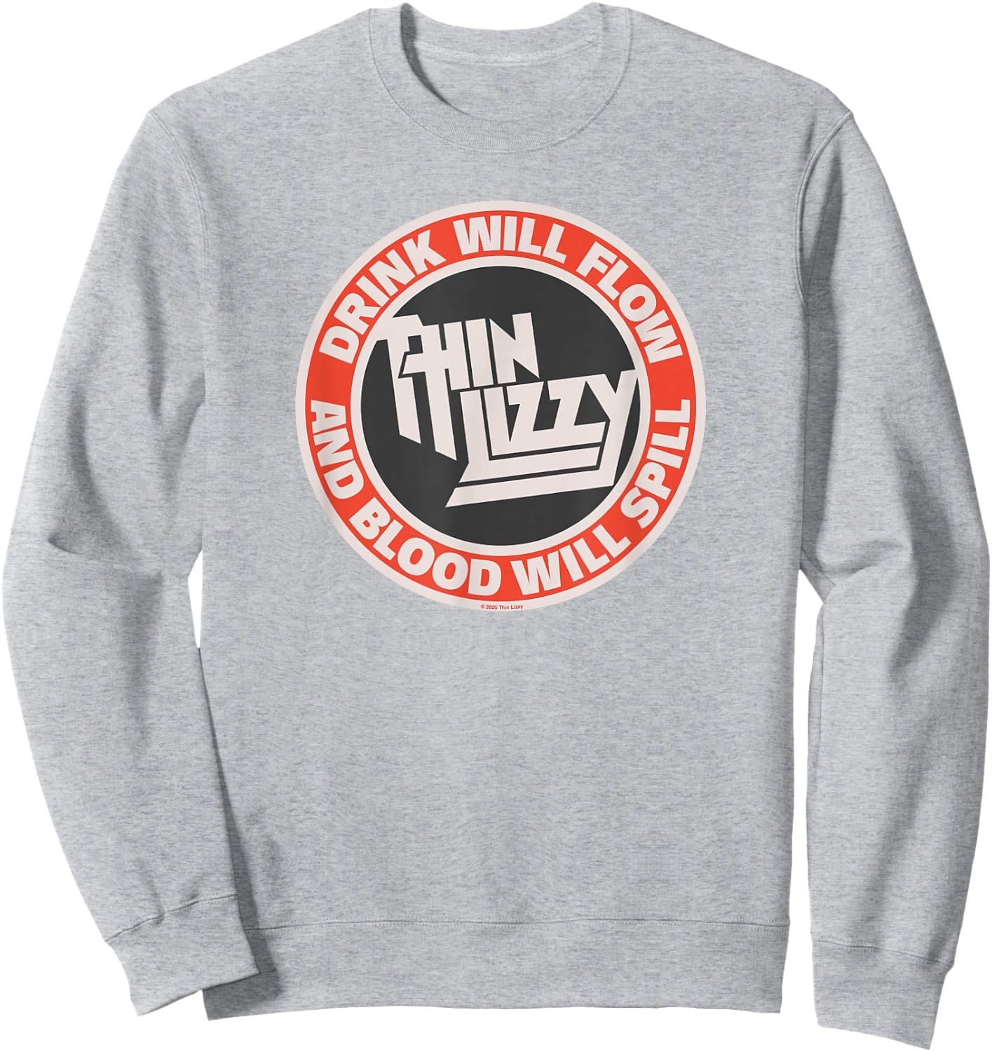 Thin Lizzy Drink Will Follow Sweatshirt - Sweatshirt | Ash