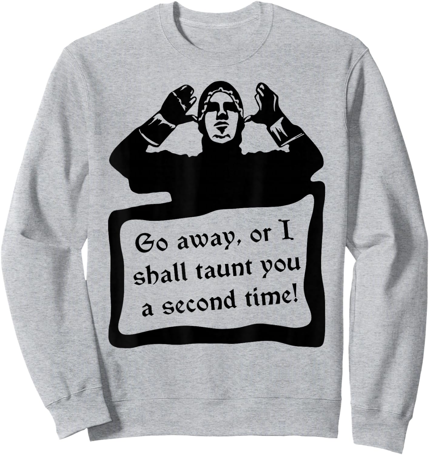 Holy Grail French Taunt Sweatshirt - Sweatshirt | Ash