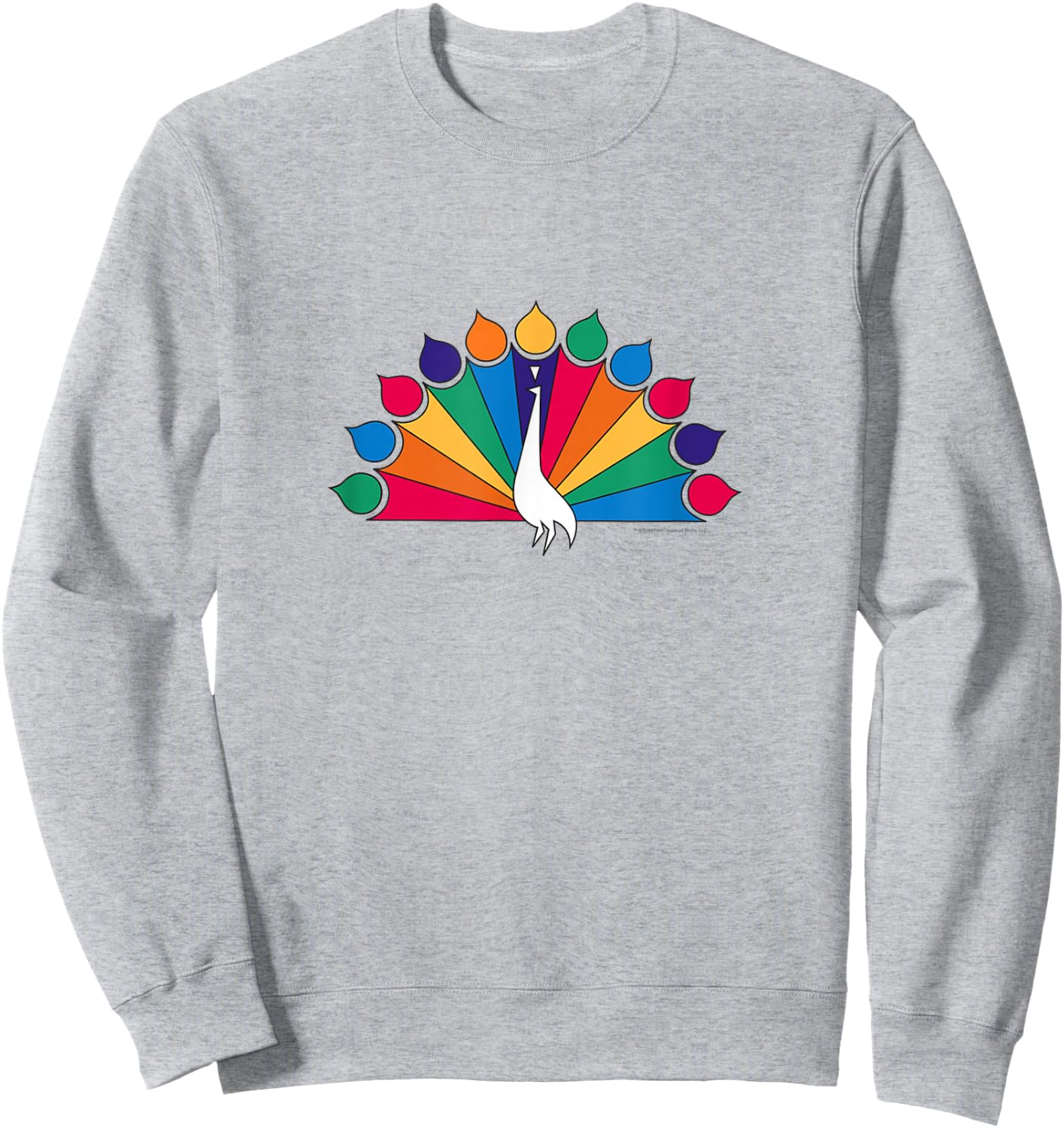 NBC Vintage 1956 Peacock Comfortable Sweatshirt - Sweatshirt | Ash