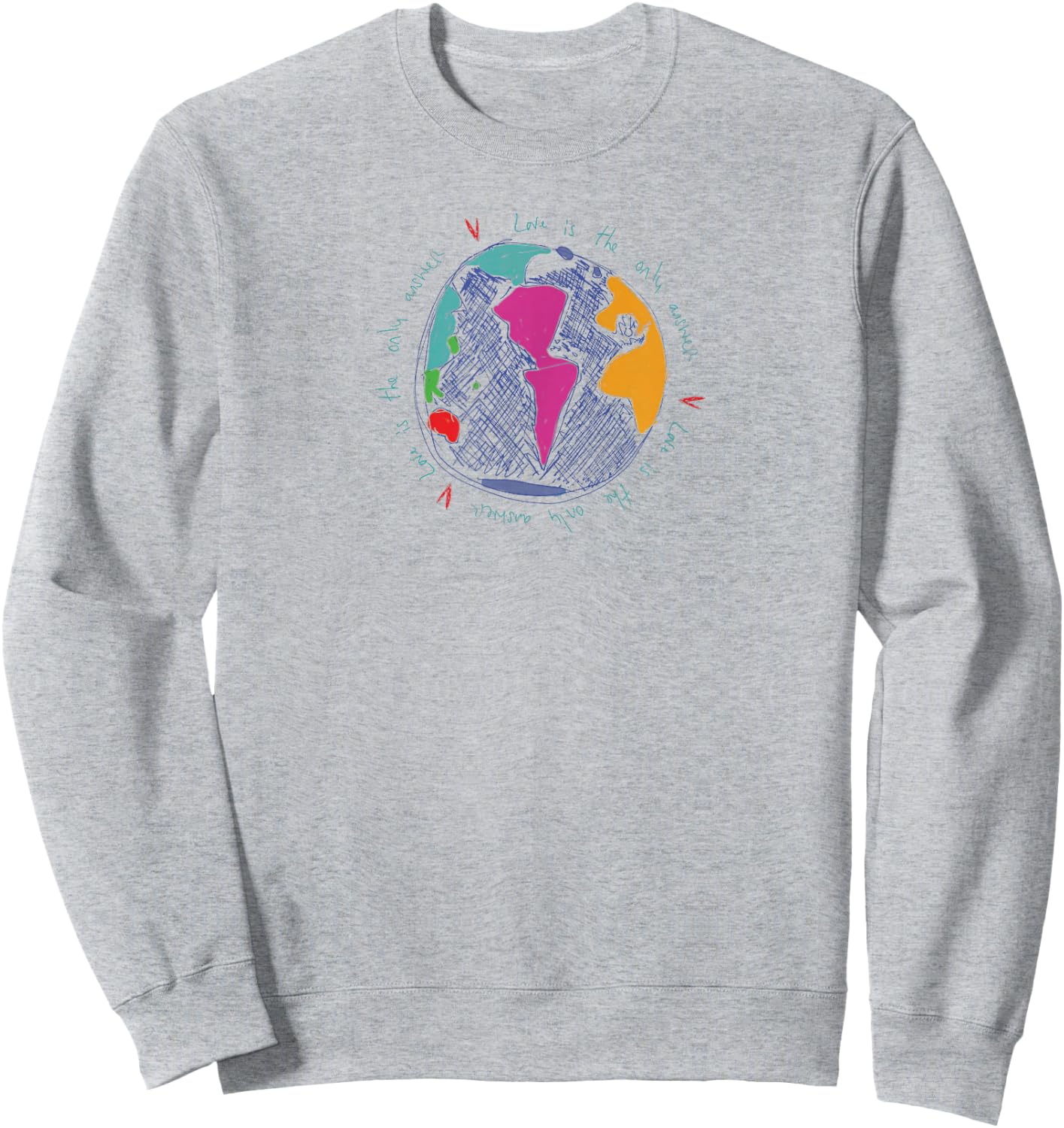 Coldplay Love is the Only Answer Amazon Exclusive , White Sweatshirt - Sweatshirt | Ash
