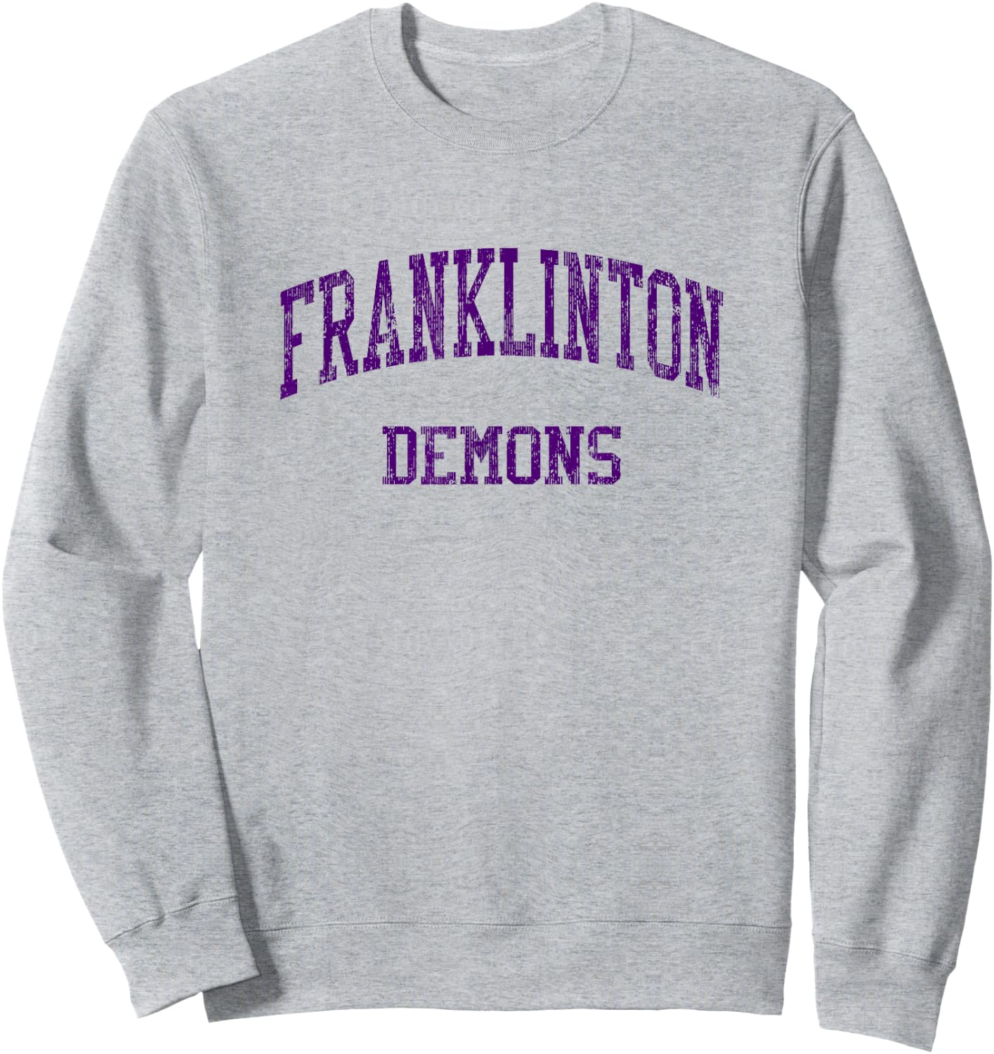 Franklinton High School HS Franklinton LA Vintage Sports Sweatshirt - Sweatshirt | Ash