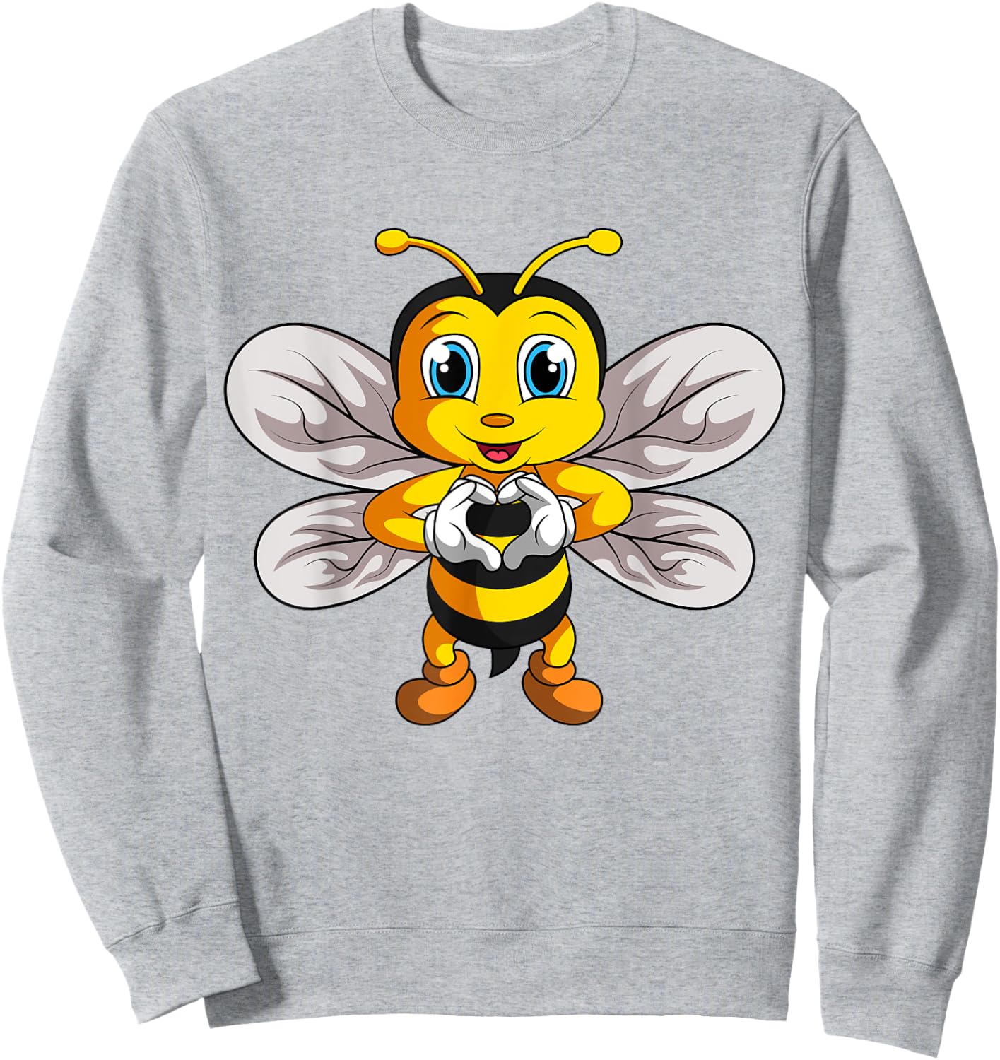 Bee Bumble Bee Kids Girls Boys Sweatshirt - Sweatshirt | Ash