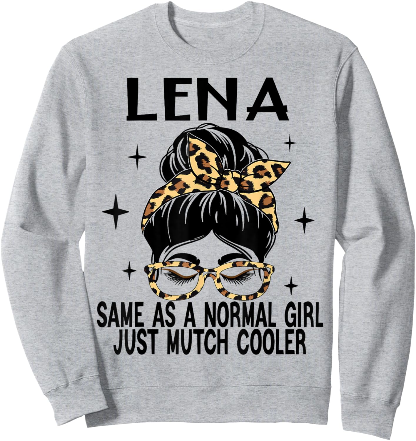 LENA Costume Cute Definition Personalized Name LENA Sweatshirt - Sweatshirt | Ash