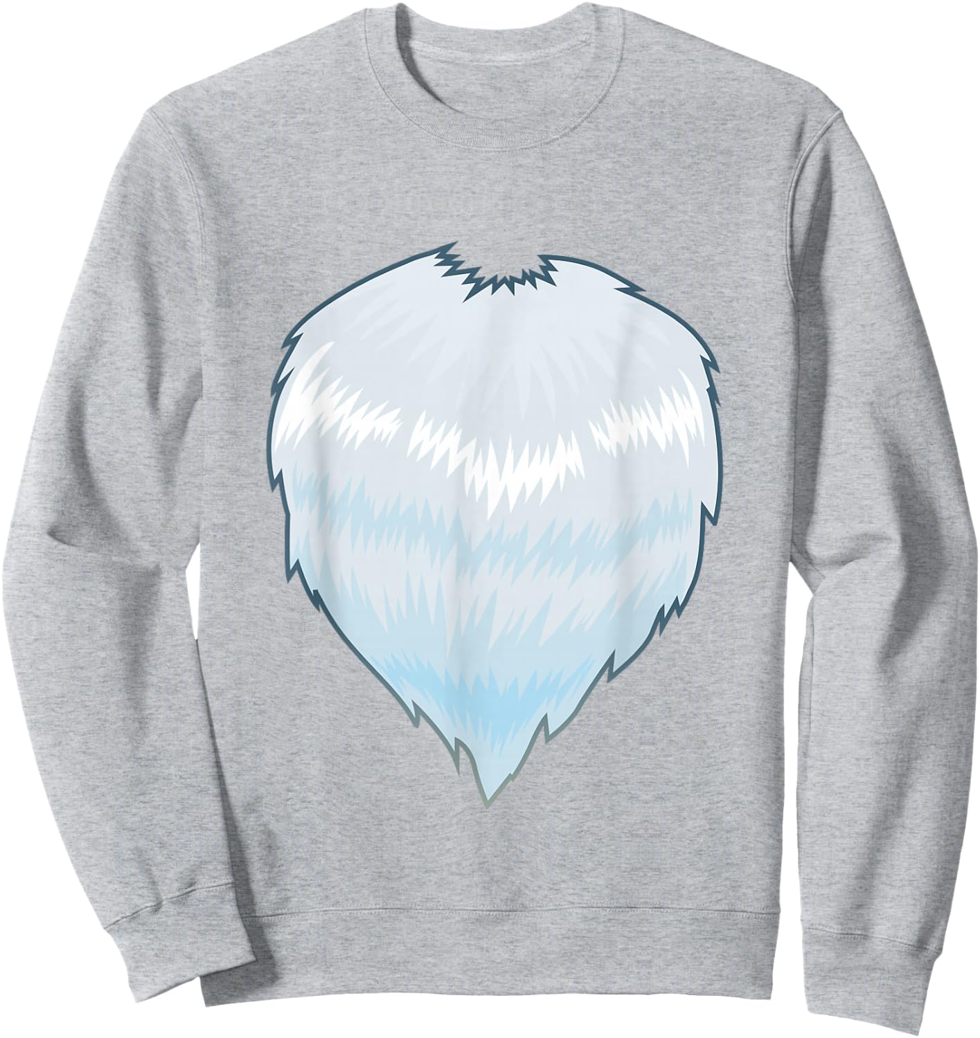 Fox Costume Furry Body Chest Cosplay Easy Halloween Sweatshirt - Sweatshirt | Ash