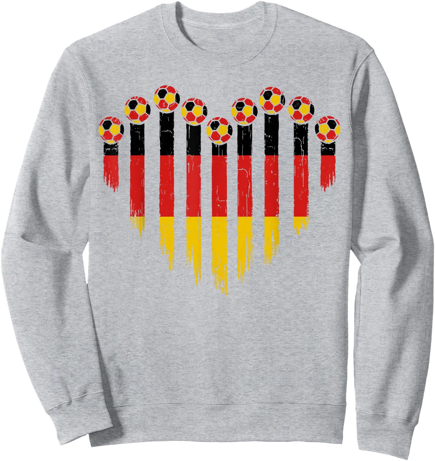 Deutsche Flagge Neuheit Deutschland Sweatshirt - Sweatshirt | Ash