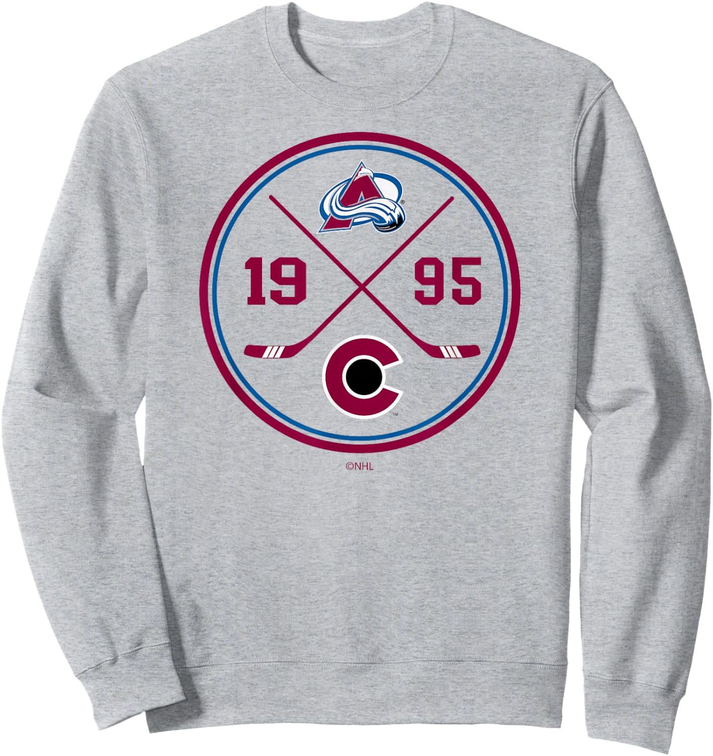 Colorado Avalanche Prize Gray Officially Licensed Sweatshirt - Sweatshirt | Ash