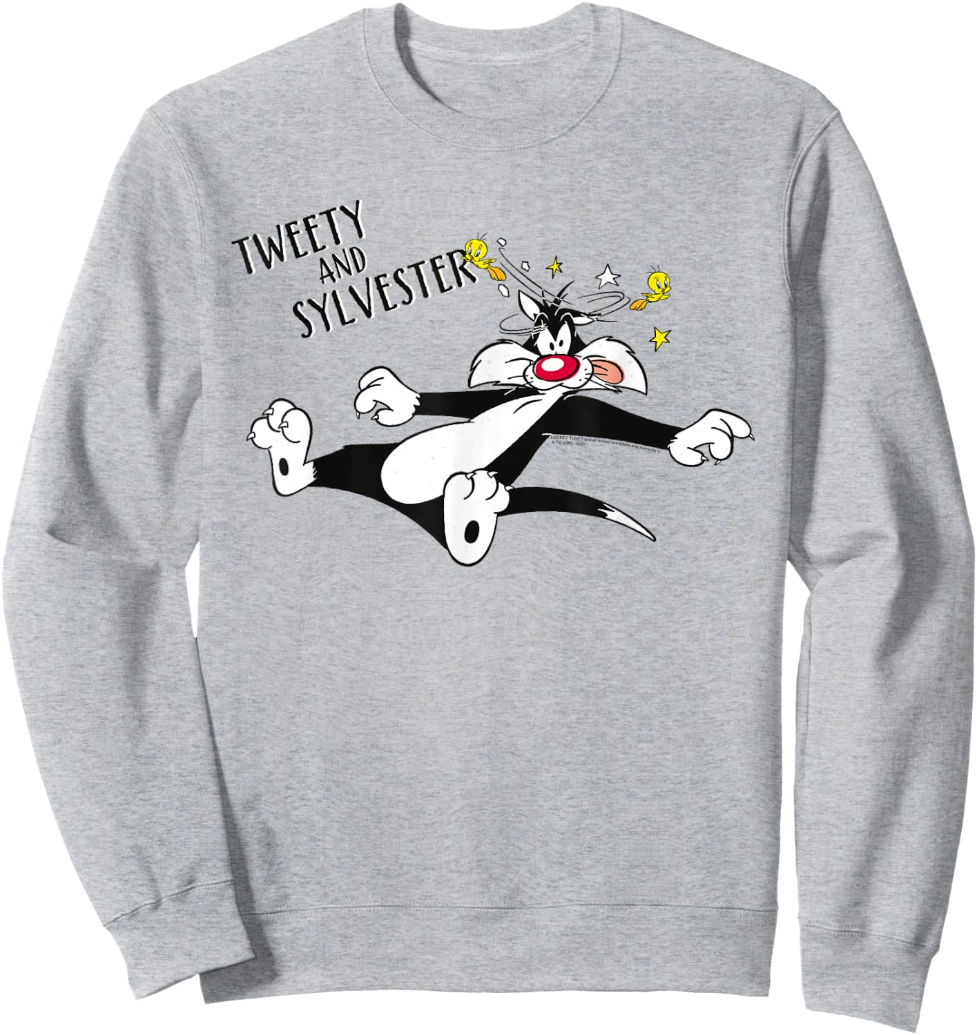 Looney Tunes Tweety And Sylvester Sweatshirt - Sweatshirt | Ash