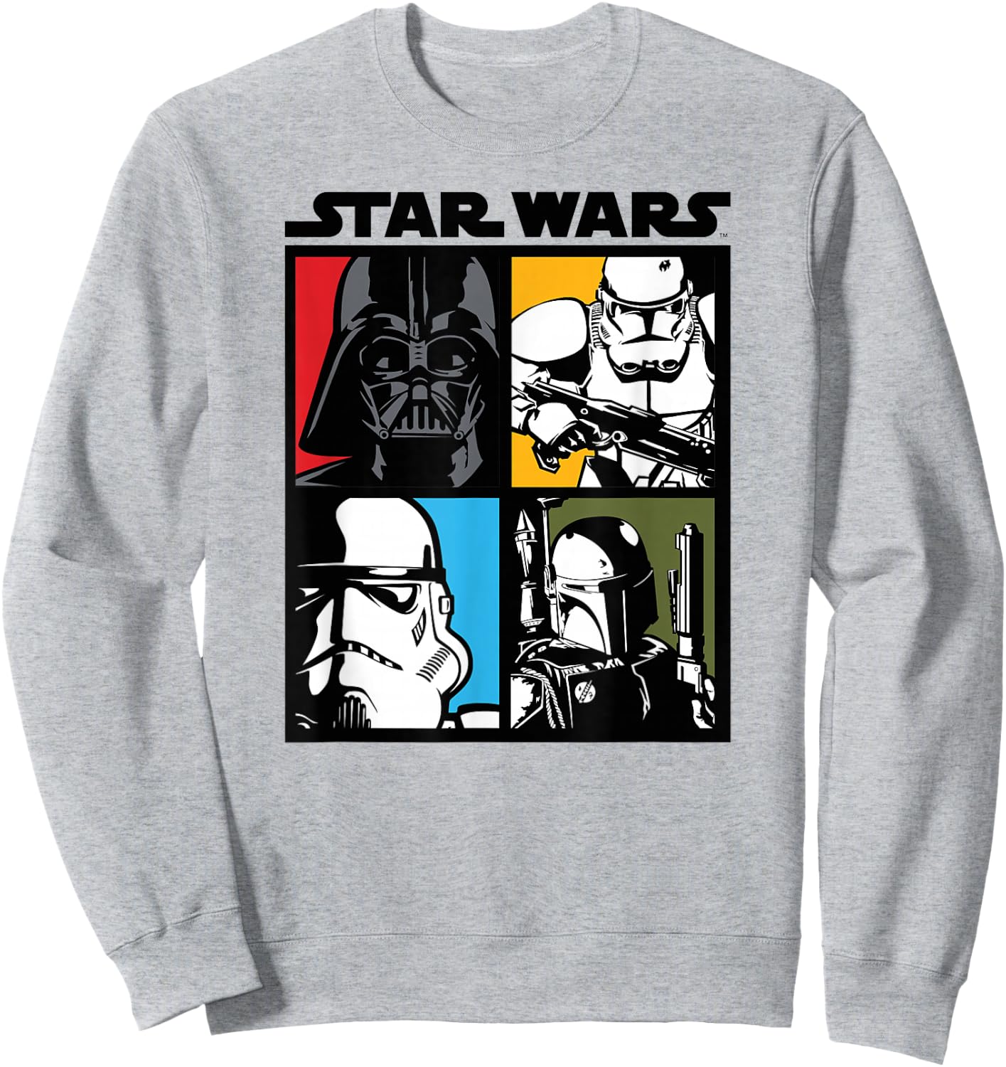 Star Wars Empire Group Sweatshirt - Sweatshirt | Ash