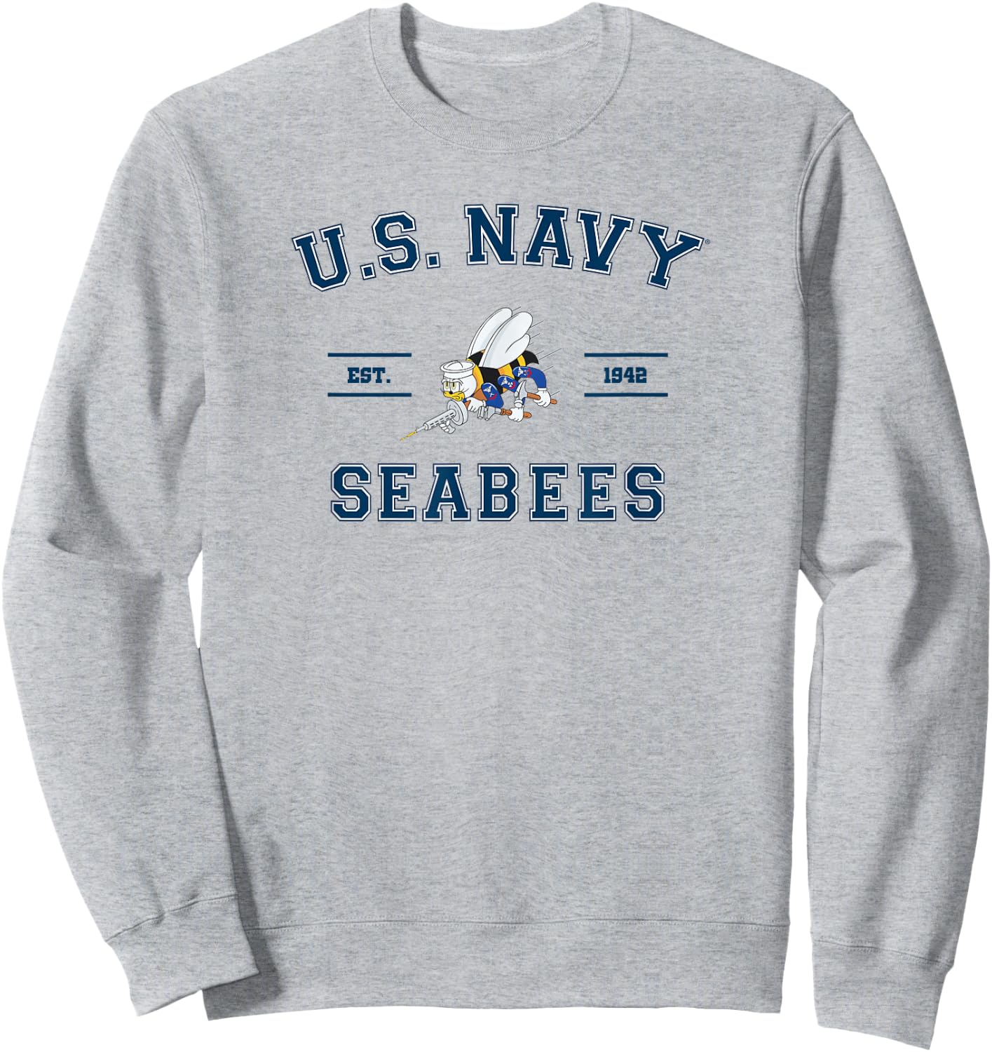 U.S. Navy Seabees Sweatshirt - Sweatshirt | Ash