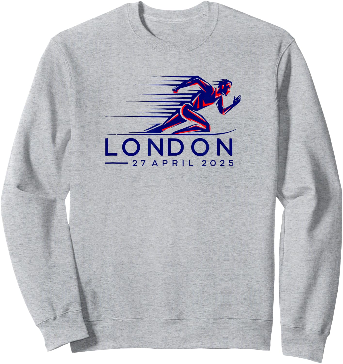 Marathon LONDON 2025 For Marathon Lovers Sweatshirt - Sweatshirt | Ash