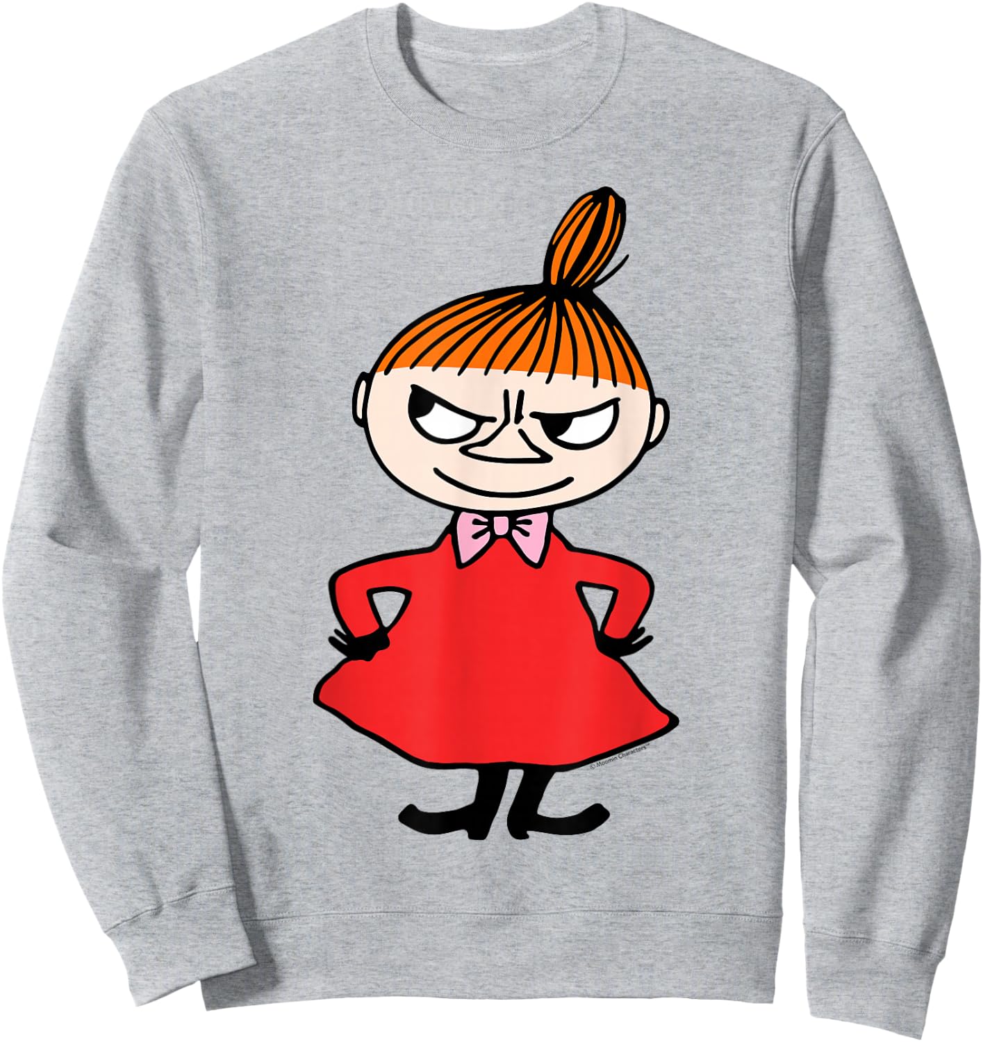 Moomin Little My Hands On Hips , White Sweatshirt - Sweatshirt | Ash