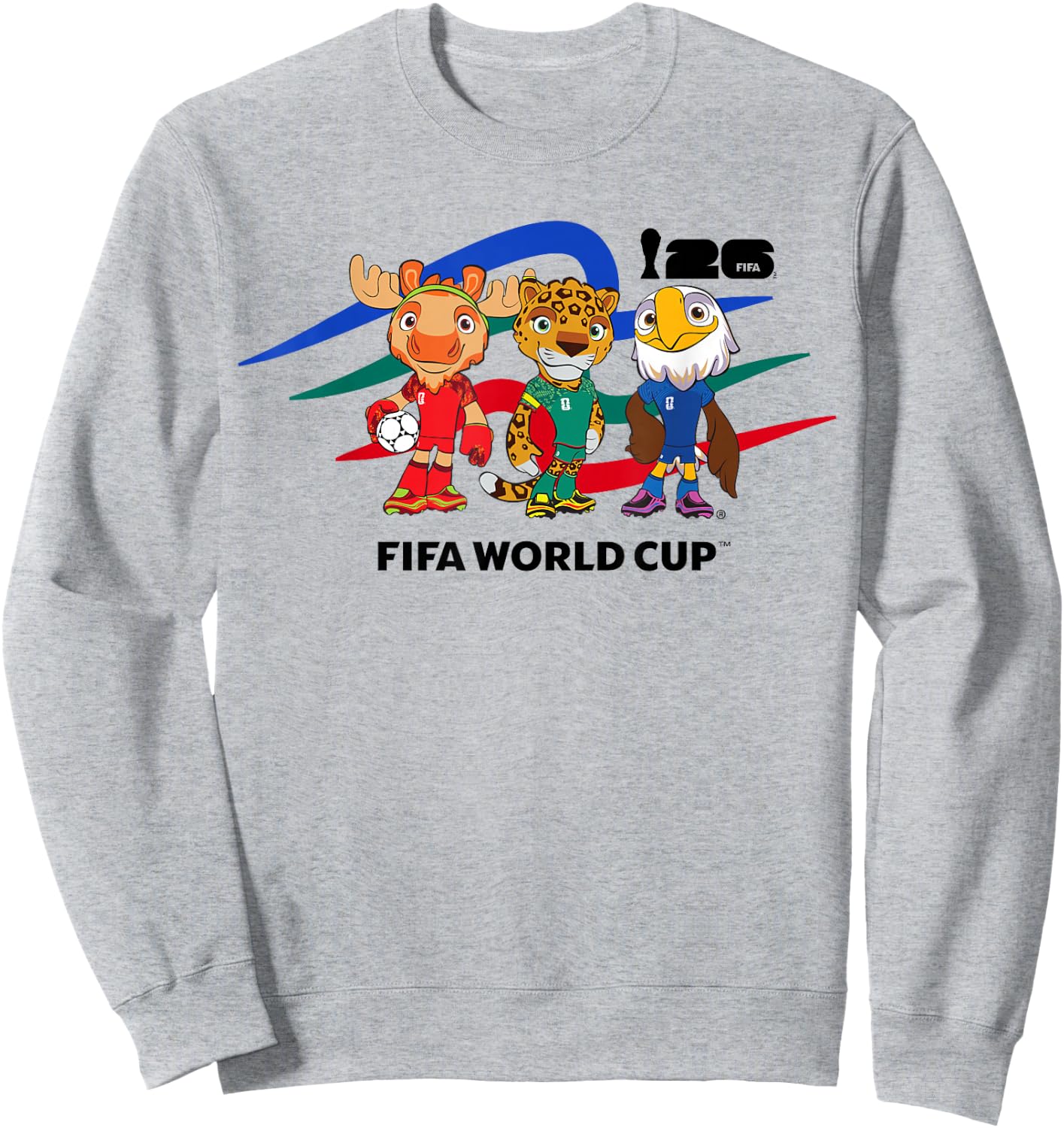 FIFA World CUP26 Host Country Maskottchen Sweatshirt - Sweatshirt | Ash