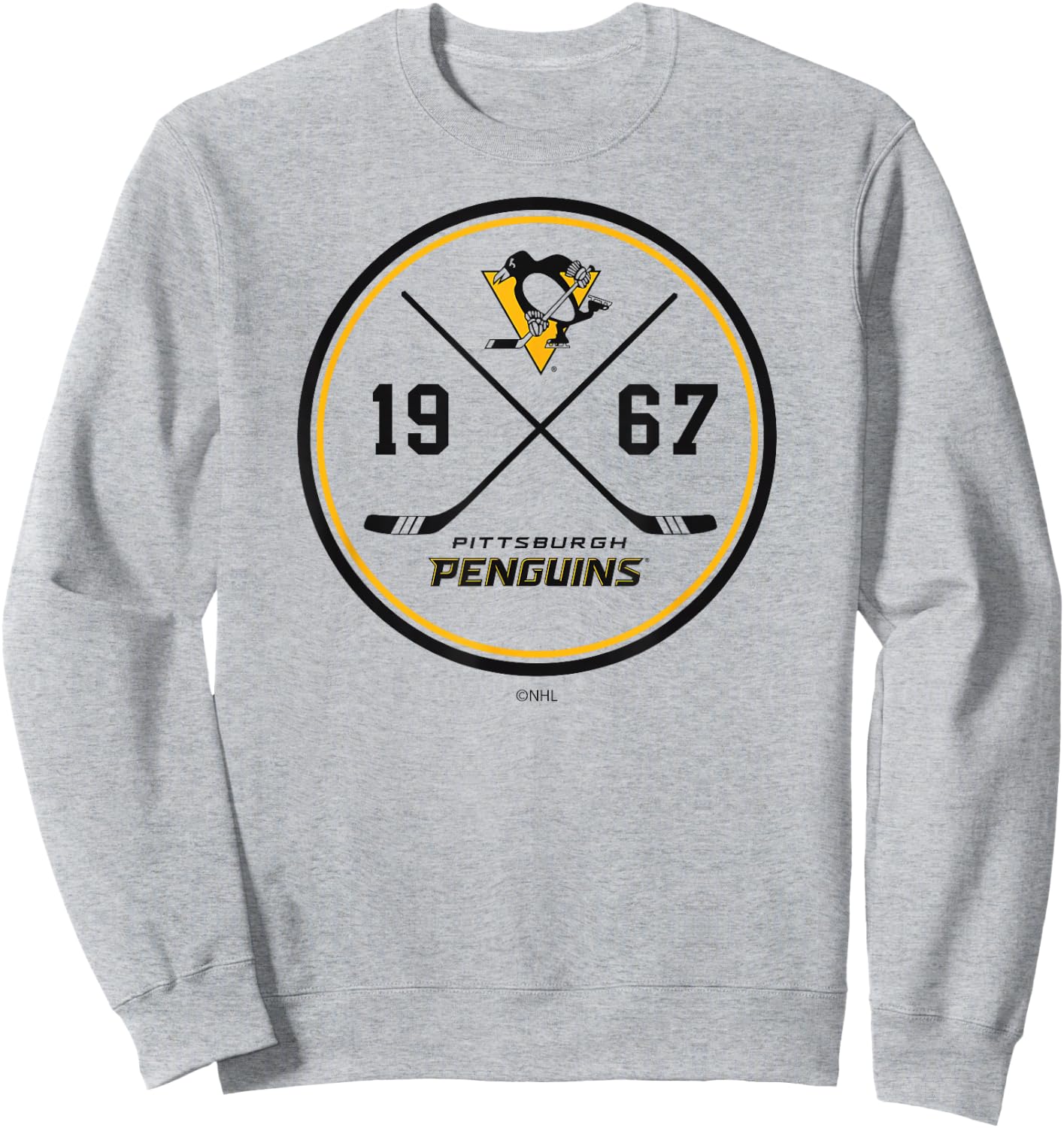 Pittsburgh Penguins Prize White Officially Licensed Sweatshirt - Sweatshirt | Ash