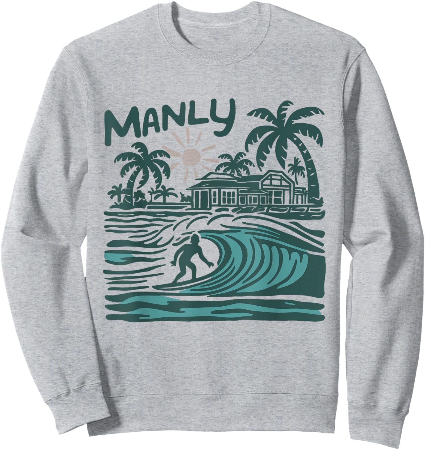 Australia Manly Beach Sweatshirt - Sweatshirt | Ash