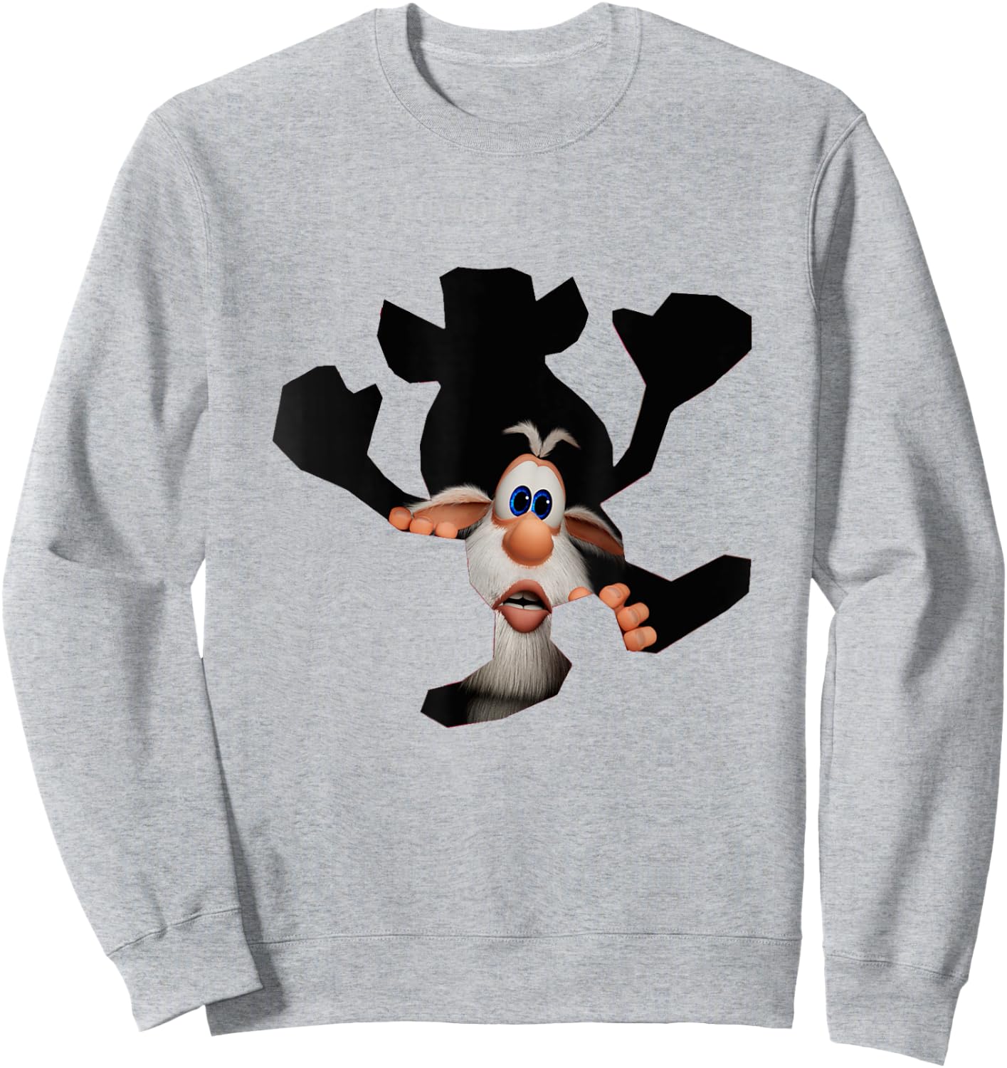 Wall Hole Booba Sweatshirt - Sweatshirt | Ash