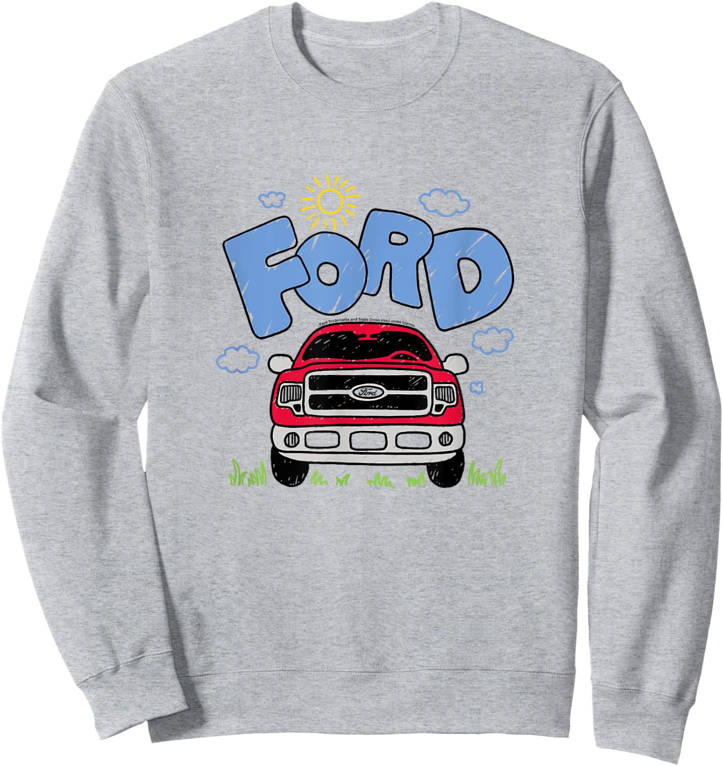 Ford F150 Doodle 2009 Sweatshirt - Sweatshirt | Ash