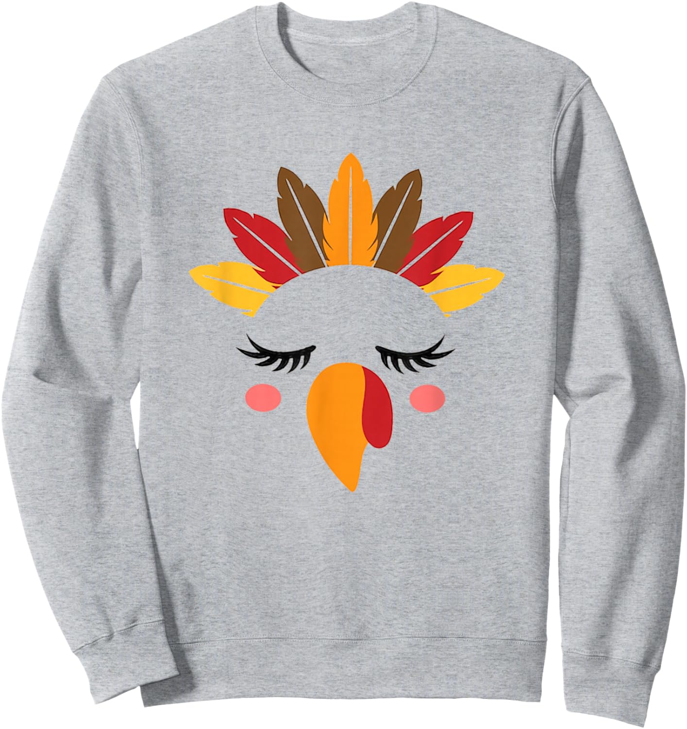 I'm Just Here To Stuff The Turkey Thanksgiving Couple Sweatshirt - Sweatshirt | Ash