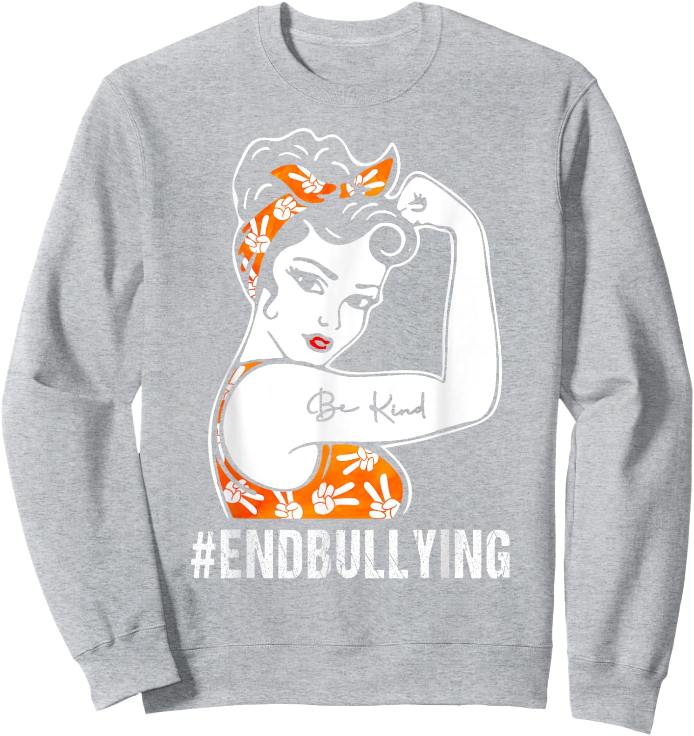 UNITY DAY Orange , Anti Bullying Gift And Be kind Sweatshirt - Sweatshirt | Ash