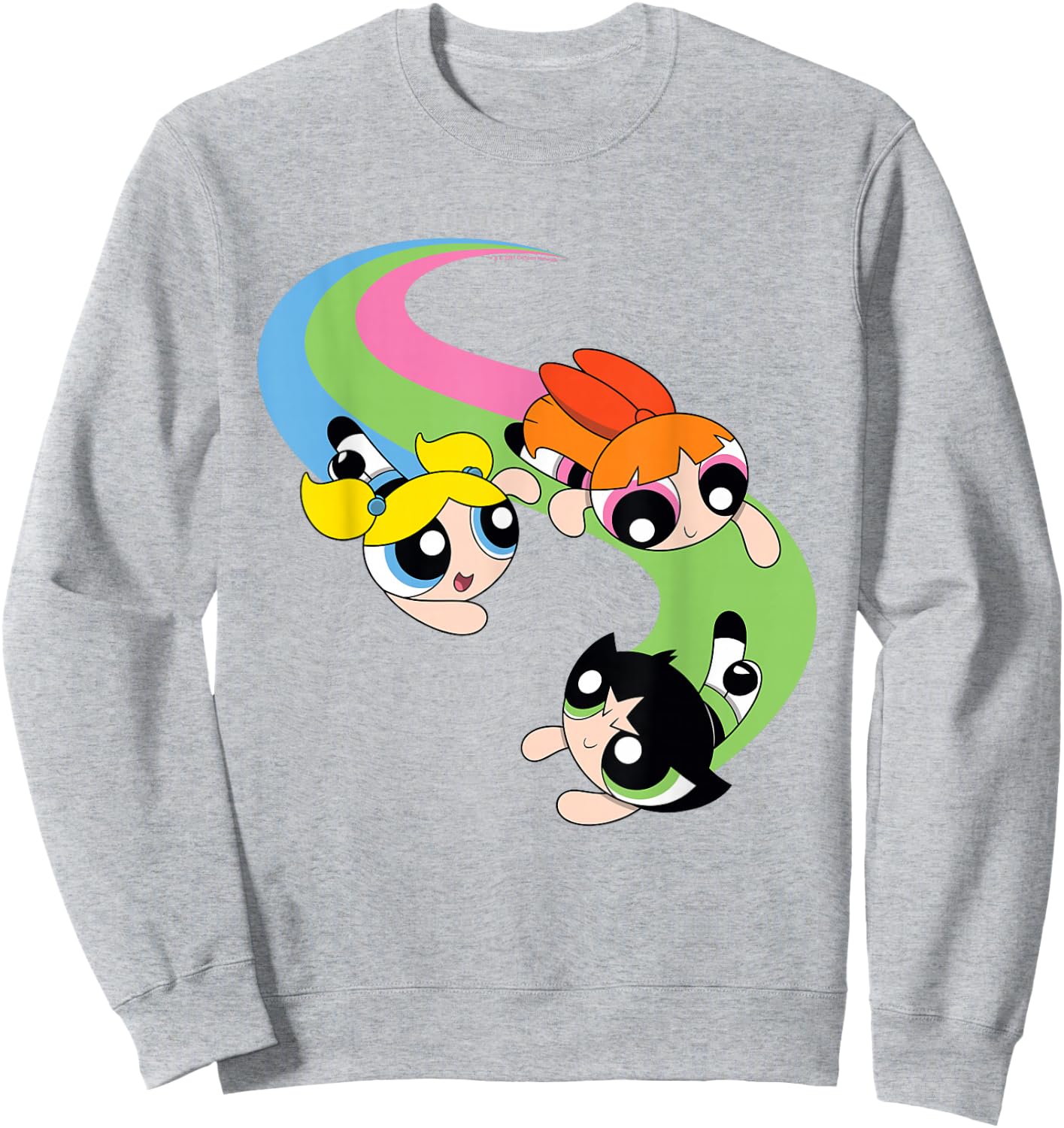 Powerpuff Girls The Flying Puffs Sweatshirt - Sweatshirt | Ash