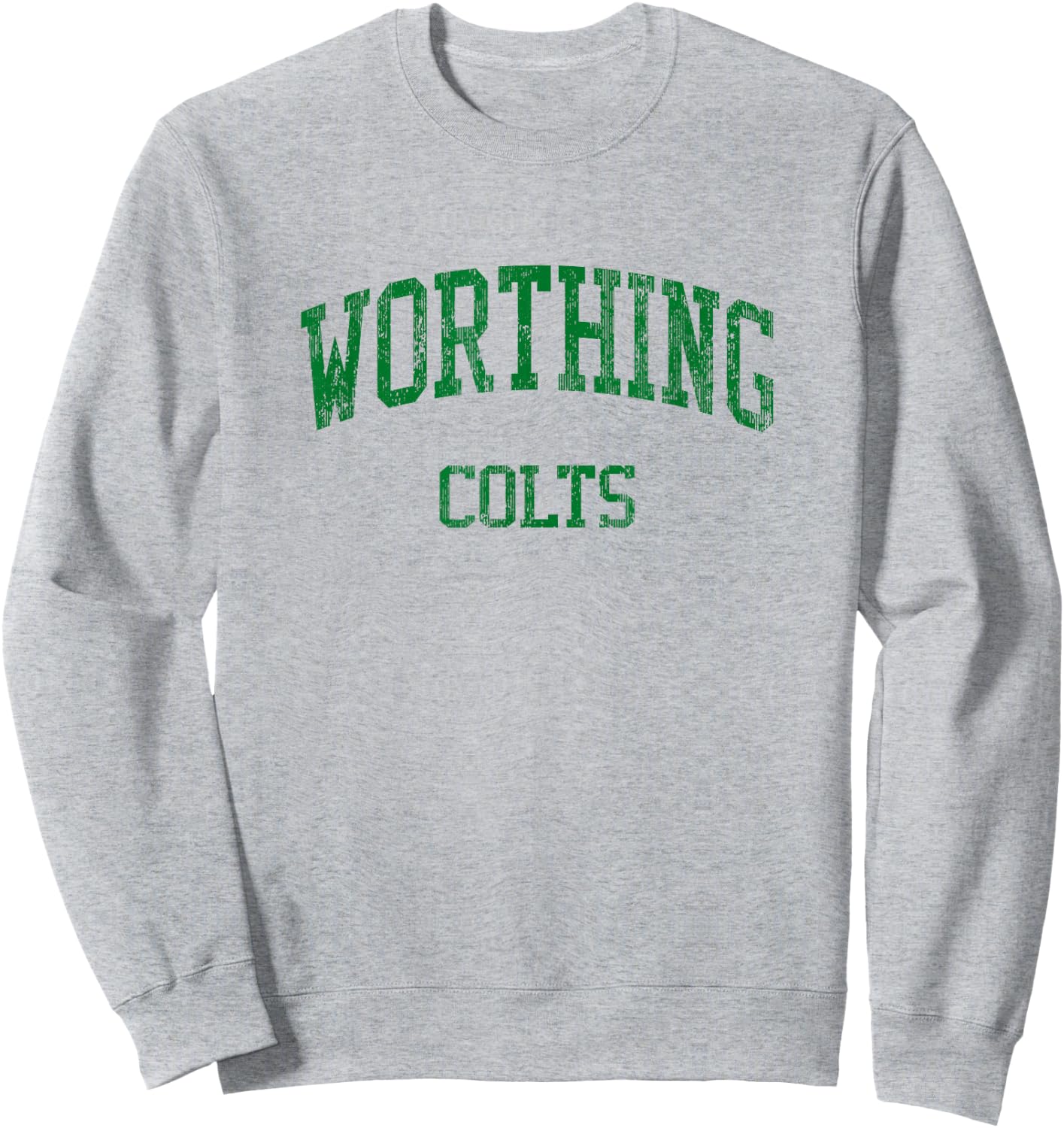 Worthing High School HS Houston TX Vintage Sports Sweatshirt - Sweatshirt | Ash
